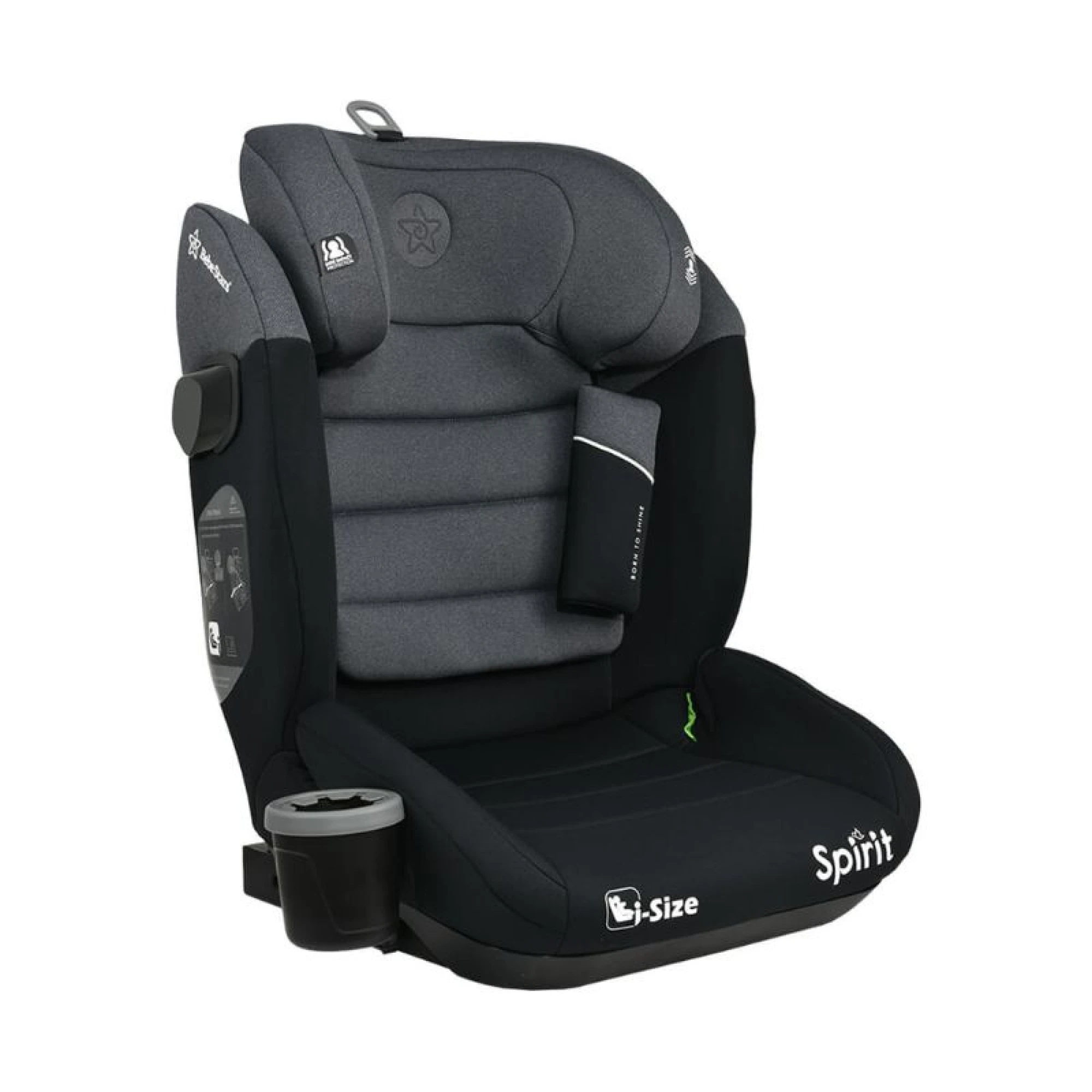 Bebe Stars Car Seat Spirit Isofix i-Size Steel Grey