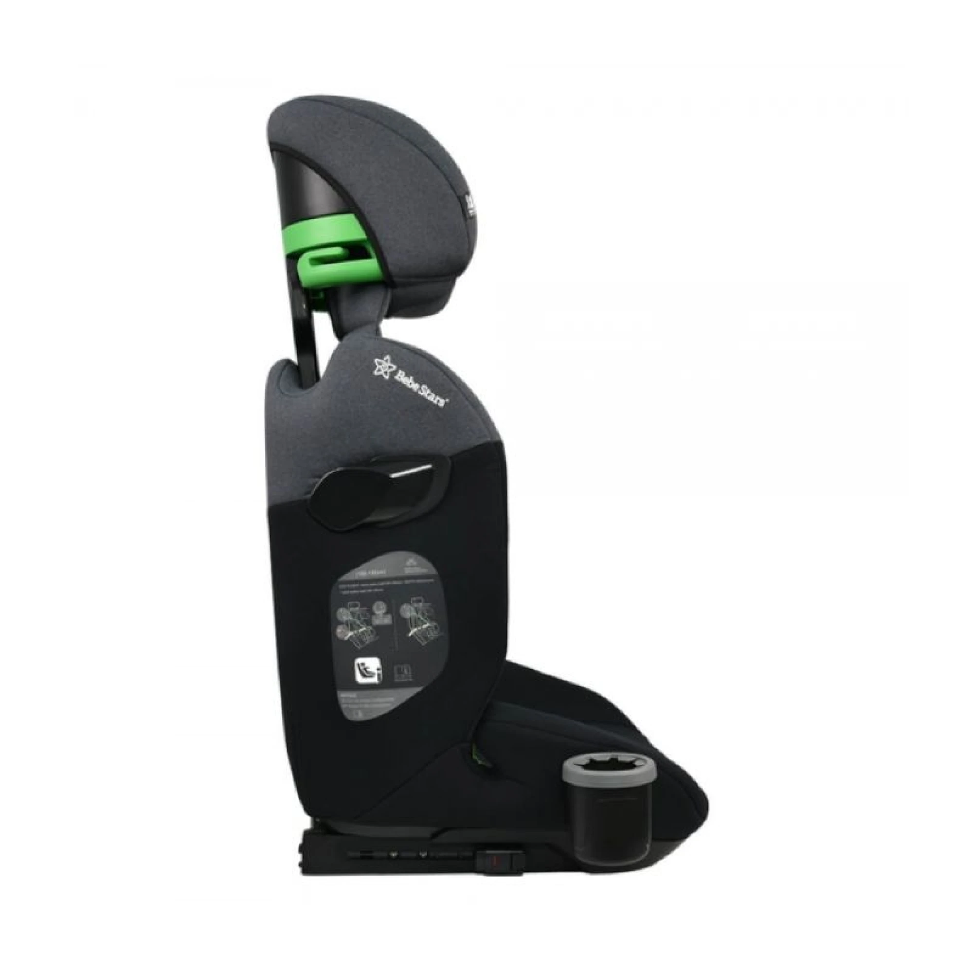 Bebe Stars Car Seat Spirit Isofix i-Size Steel Grey