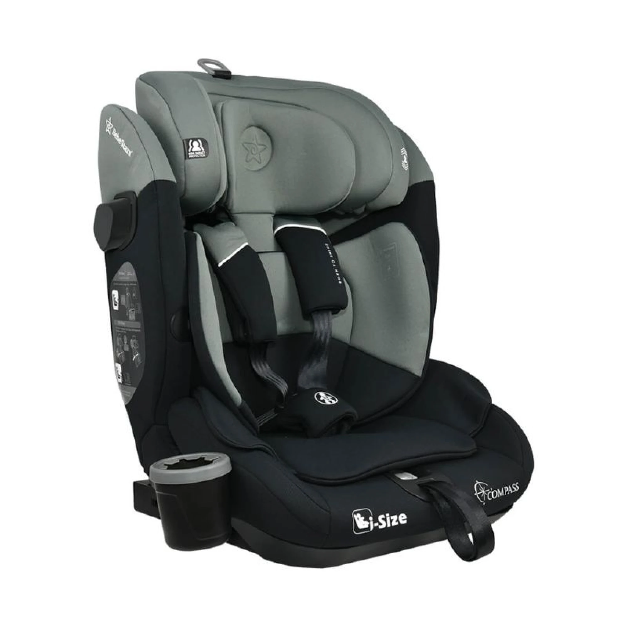 Bebe Stars Car Seat Compass Isofix i-Size Olive