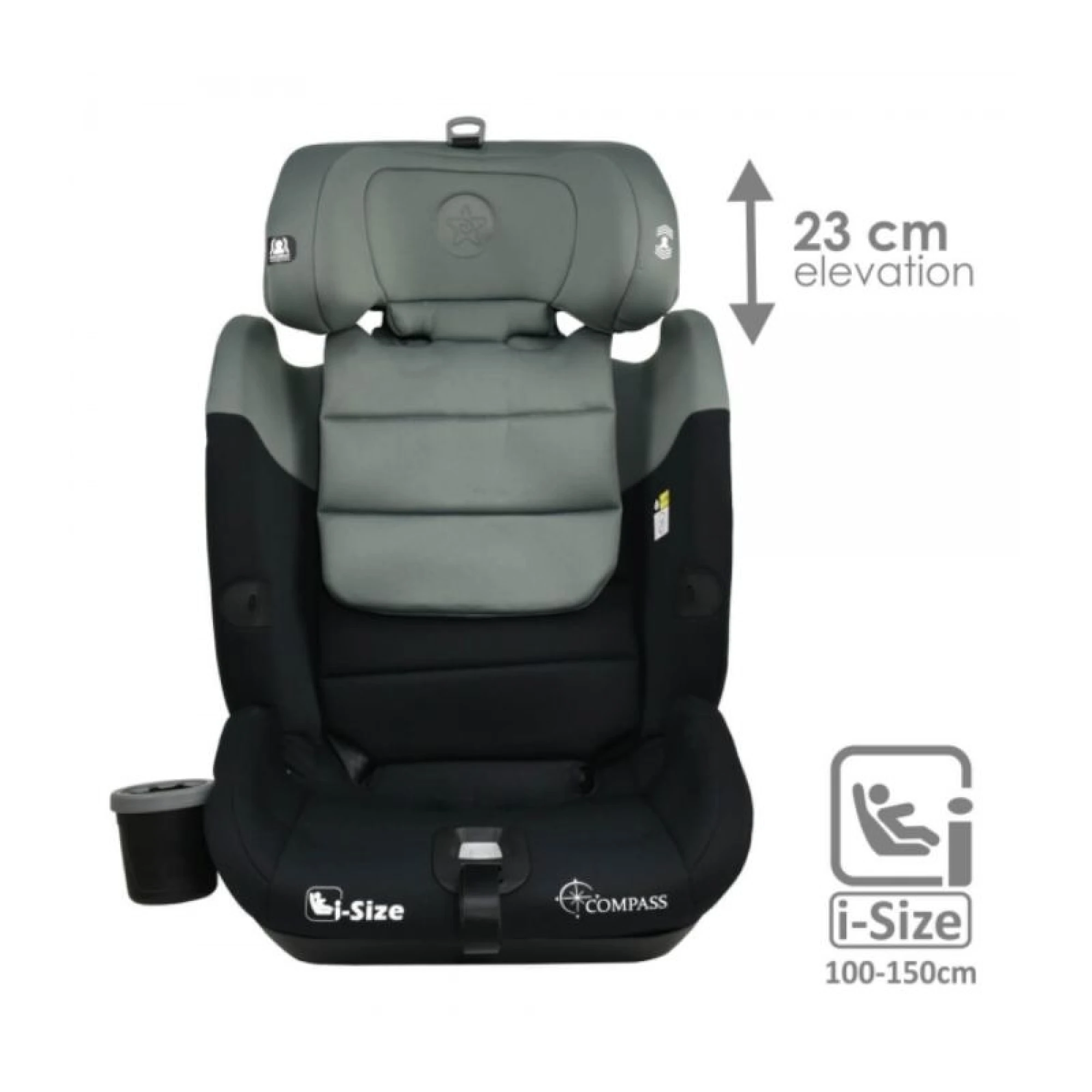 Bebe Stars Car Seat Compass Isofix i-Size Olive
