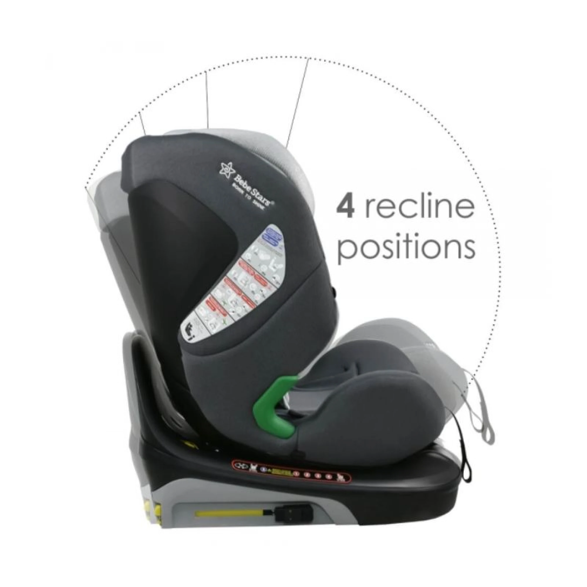 Bebe Stars Car Seat Nobile i-Size 360° Ice Grey
