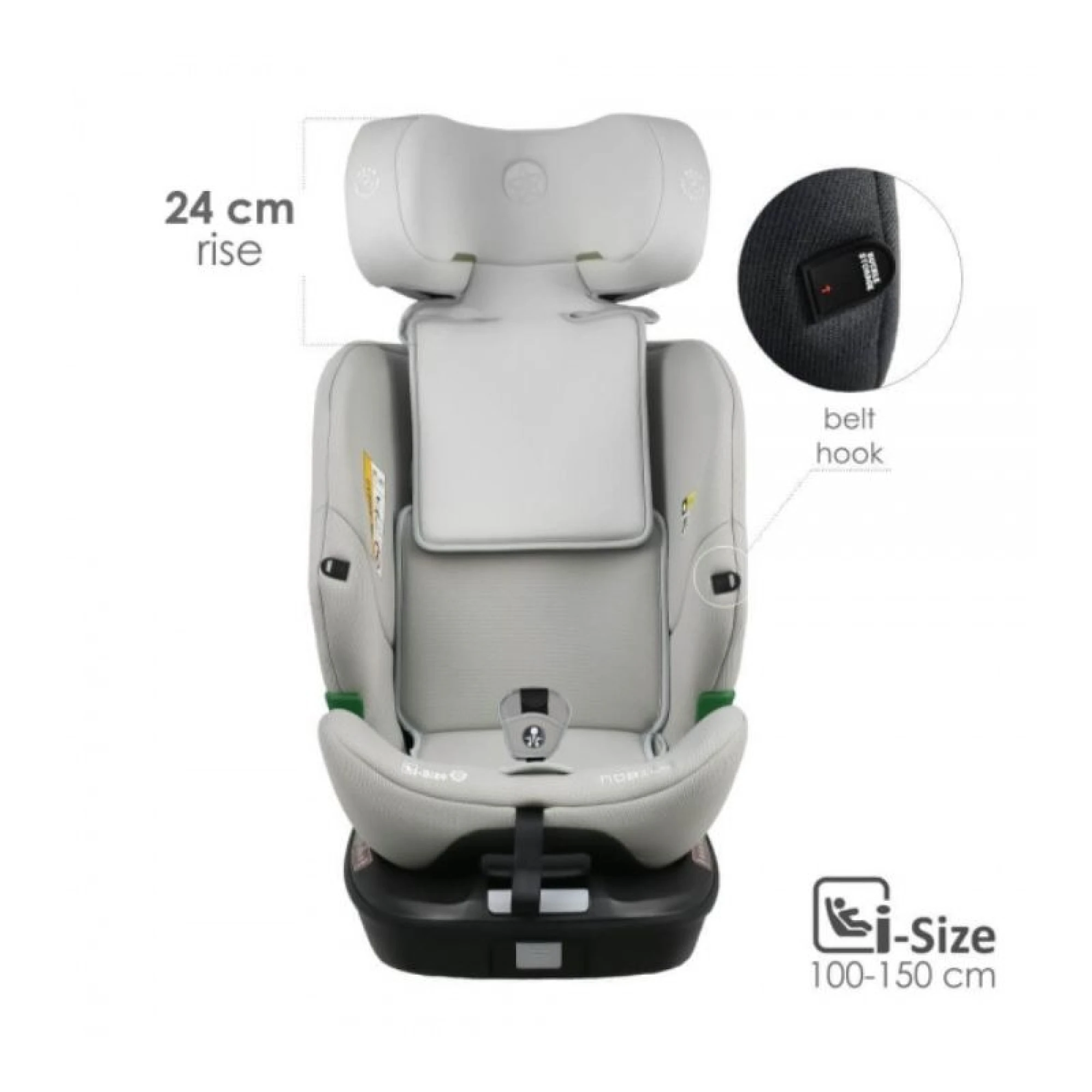 Bebe Stars Car Seat Nobile i-Size 360° Vanila Ice