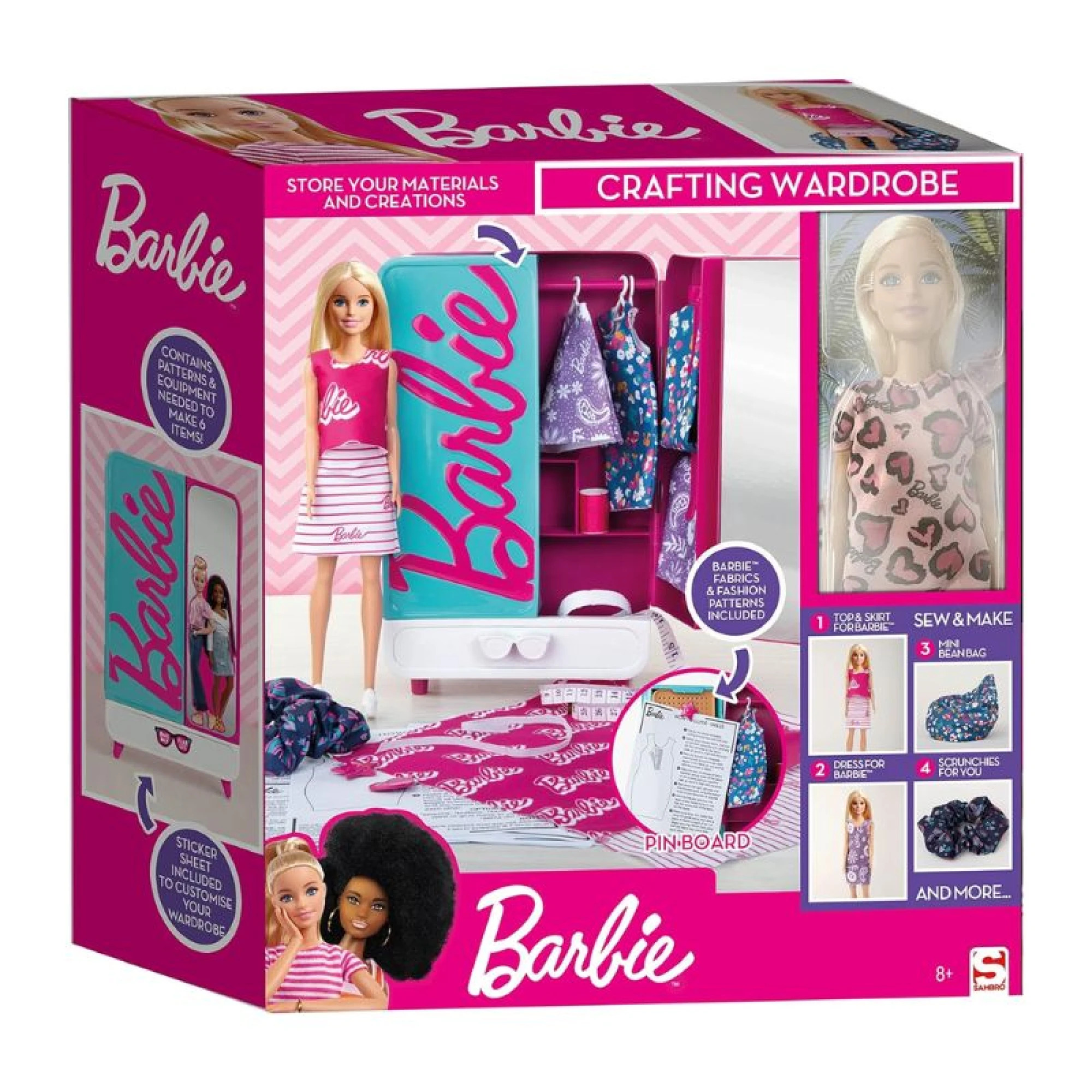 Barbie Crafting Fashion Wardrobe