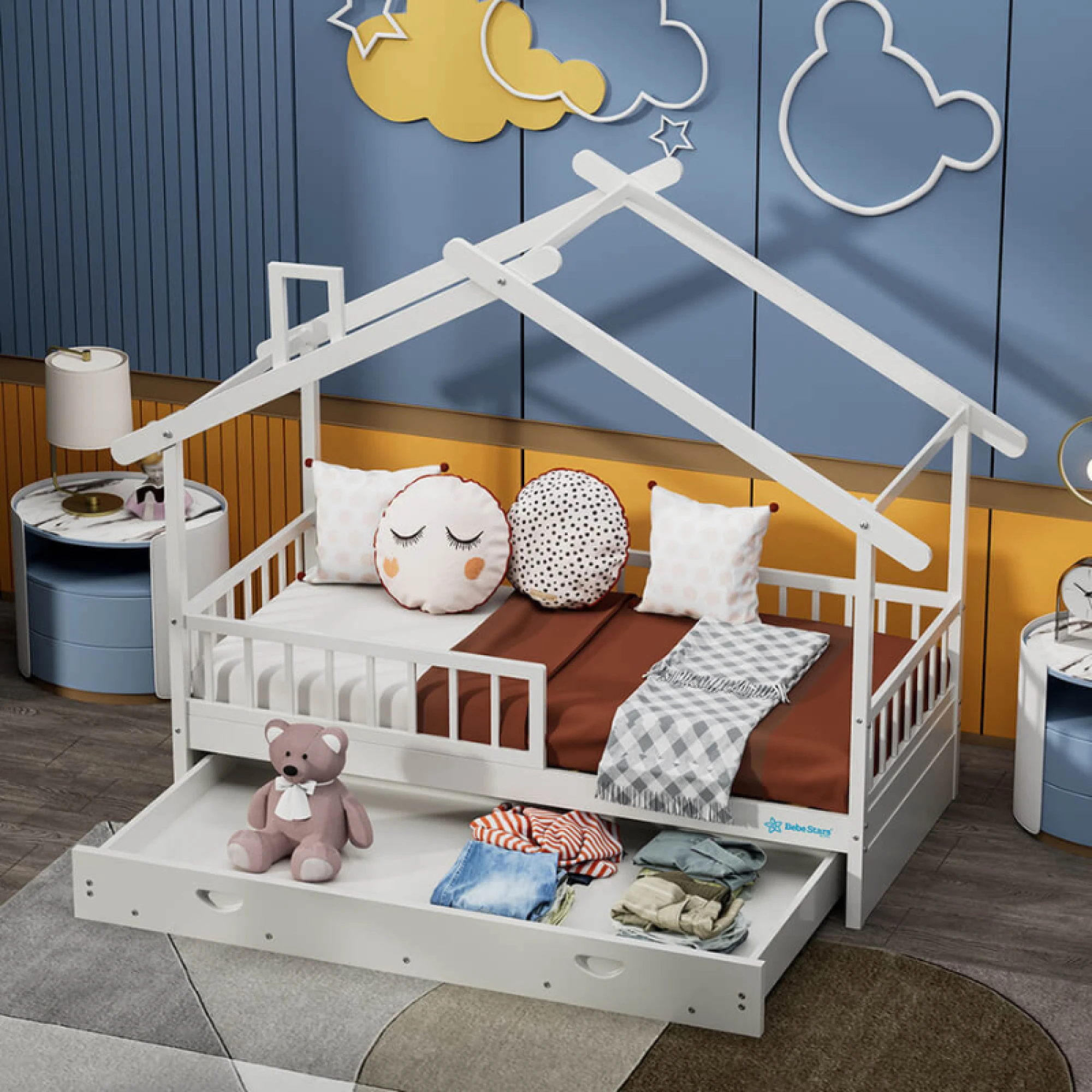 Bebe Stars Bed Moonlight Montessori