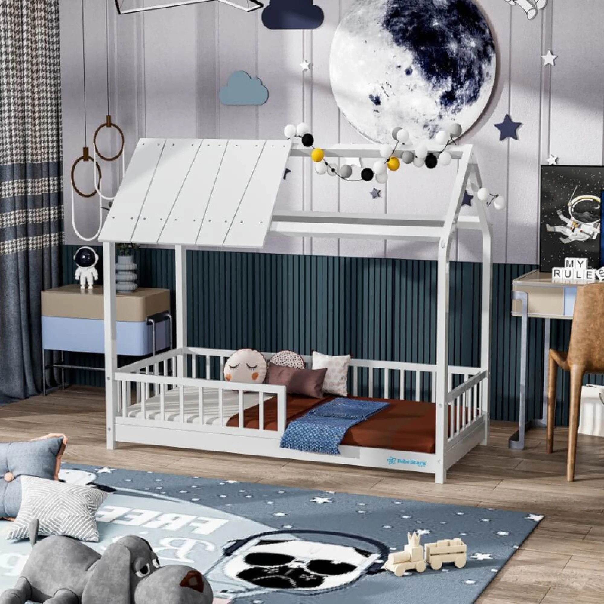 Bebe Stars Bed Sky Montessori