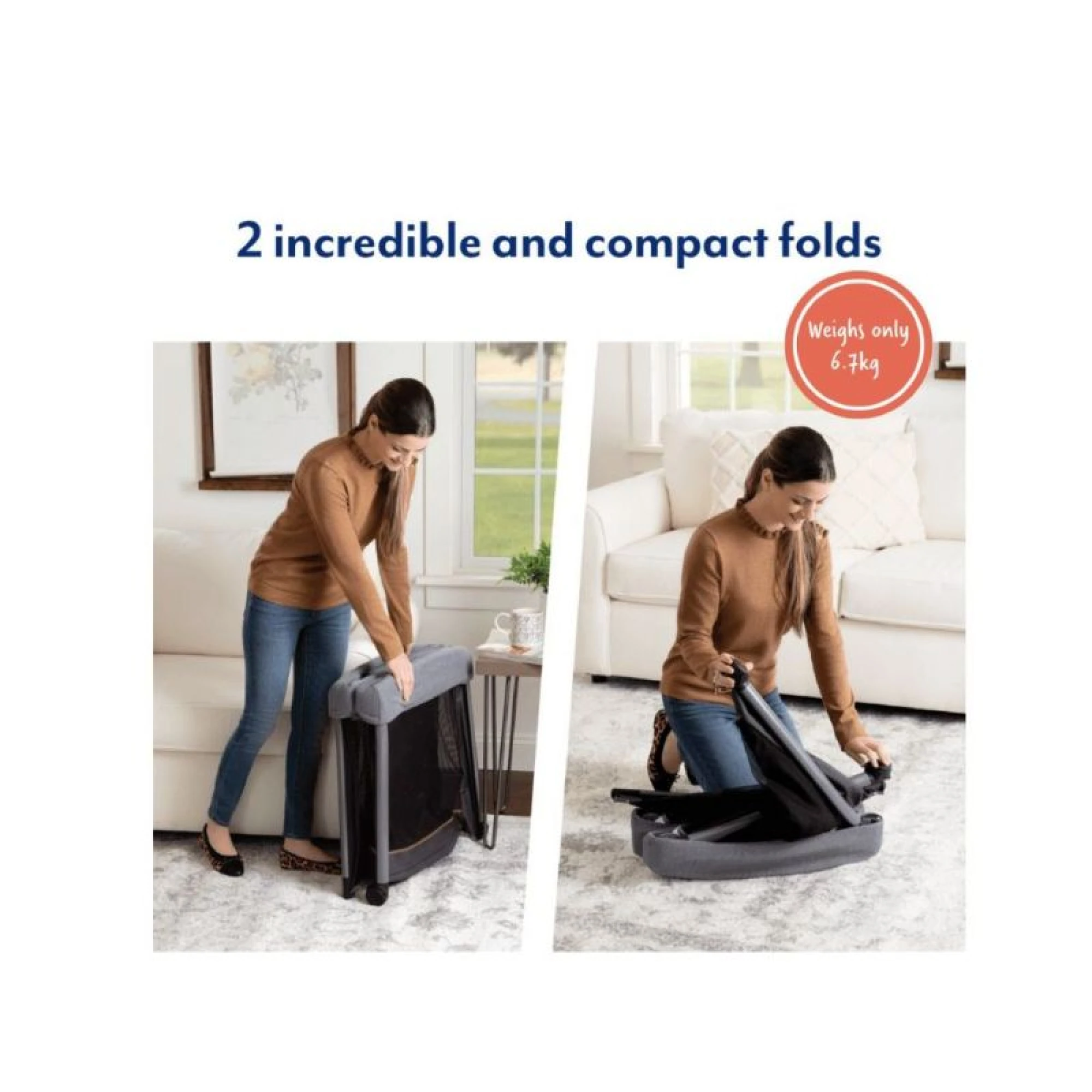 Graco Travel Cot FoldLite - Shadow