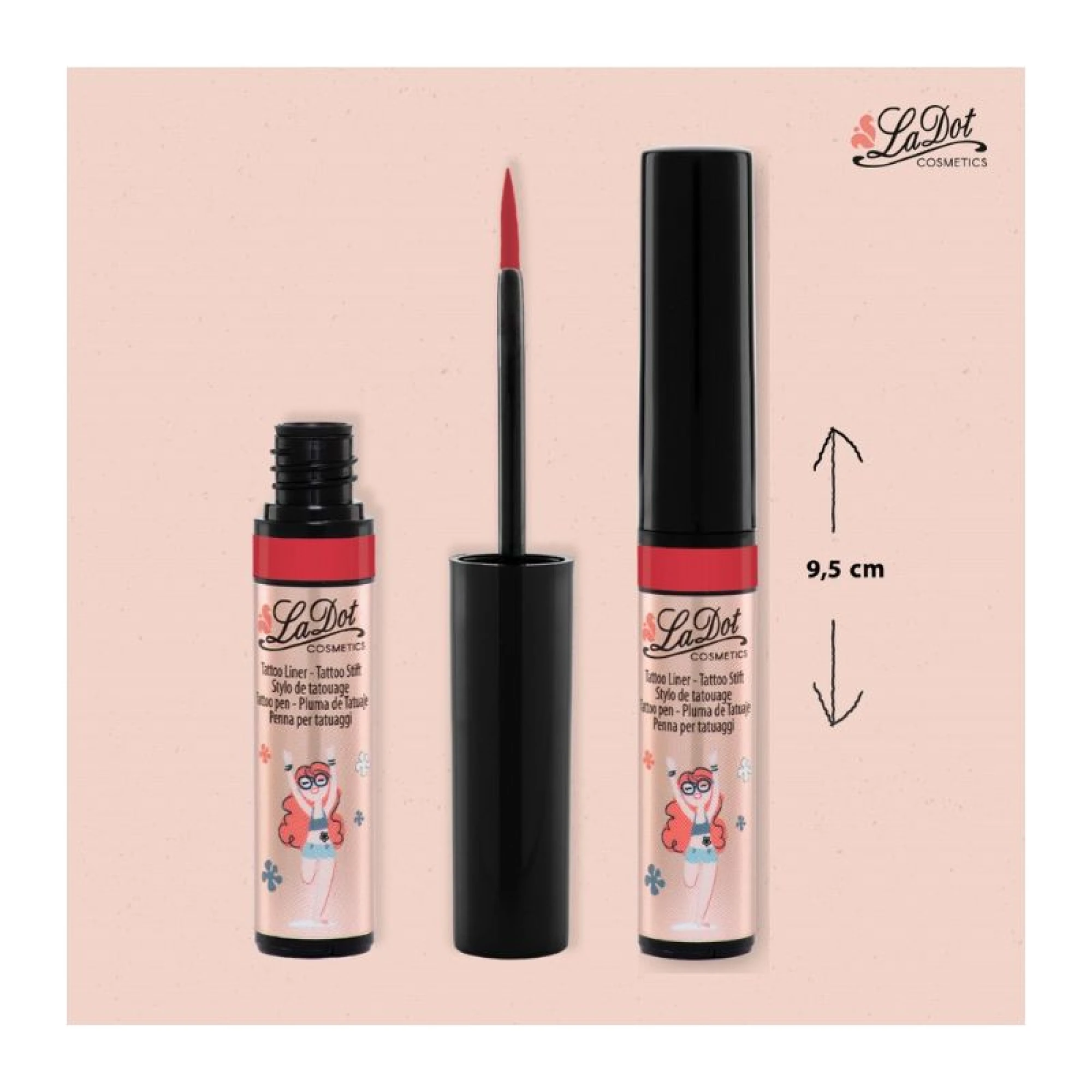 La Dot Cosmetics Tattoo Liner - Red