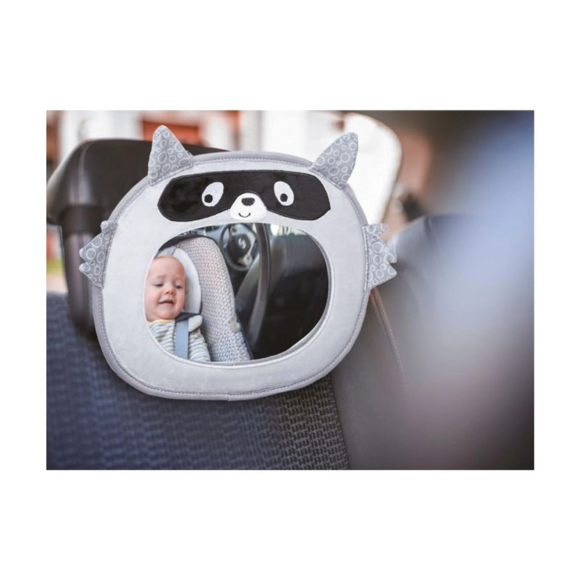 FreeOn Car mirror Plush  Animals, racoon