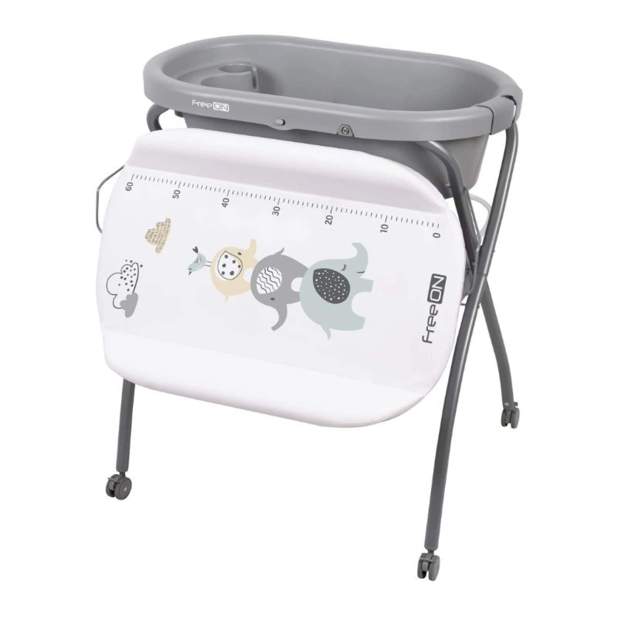FreeOn Bath with stand and changing mat Elephants