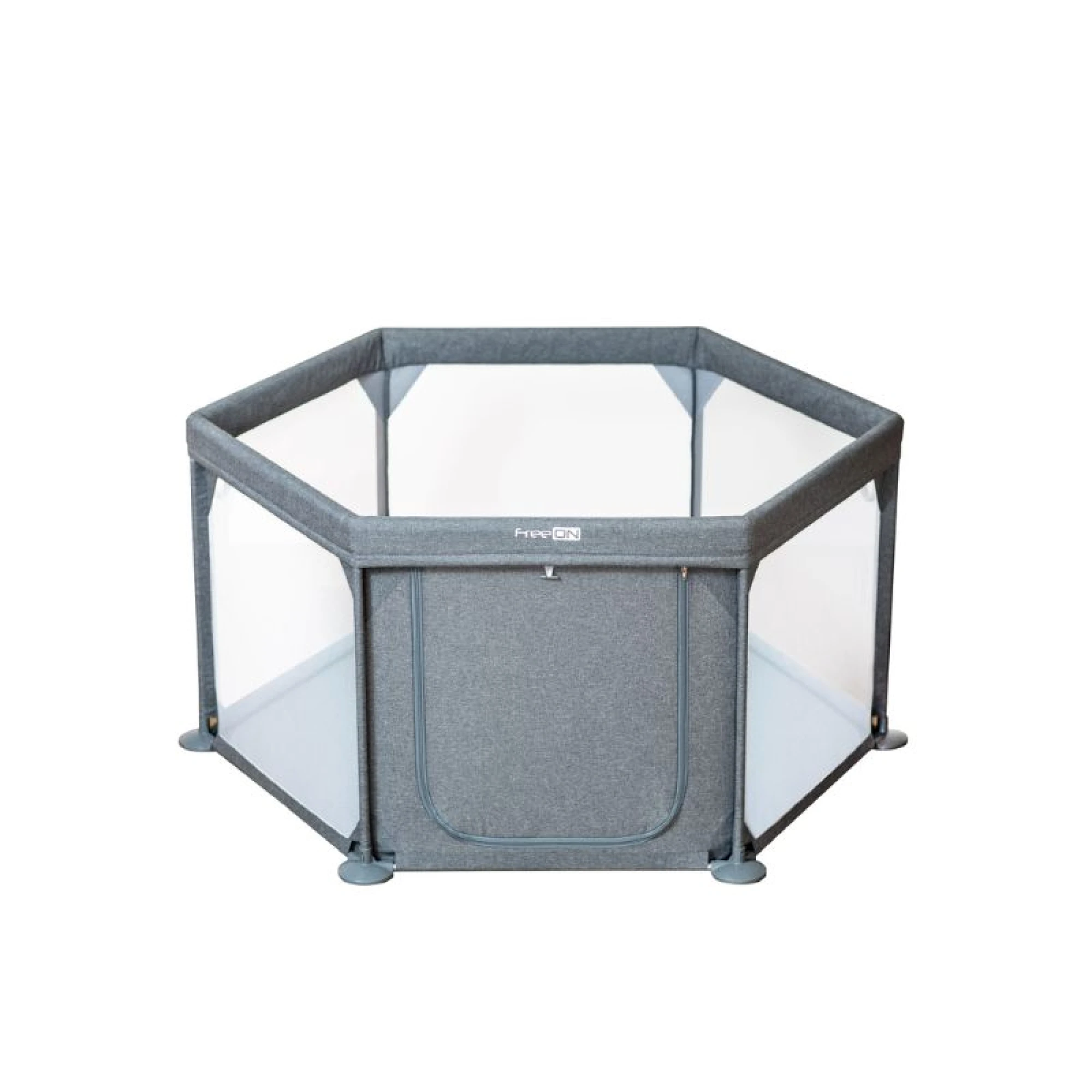 FreeOn Hexagon playpen, grey