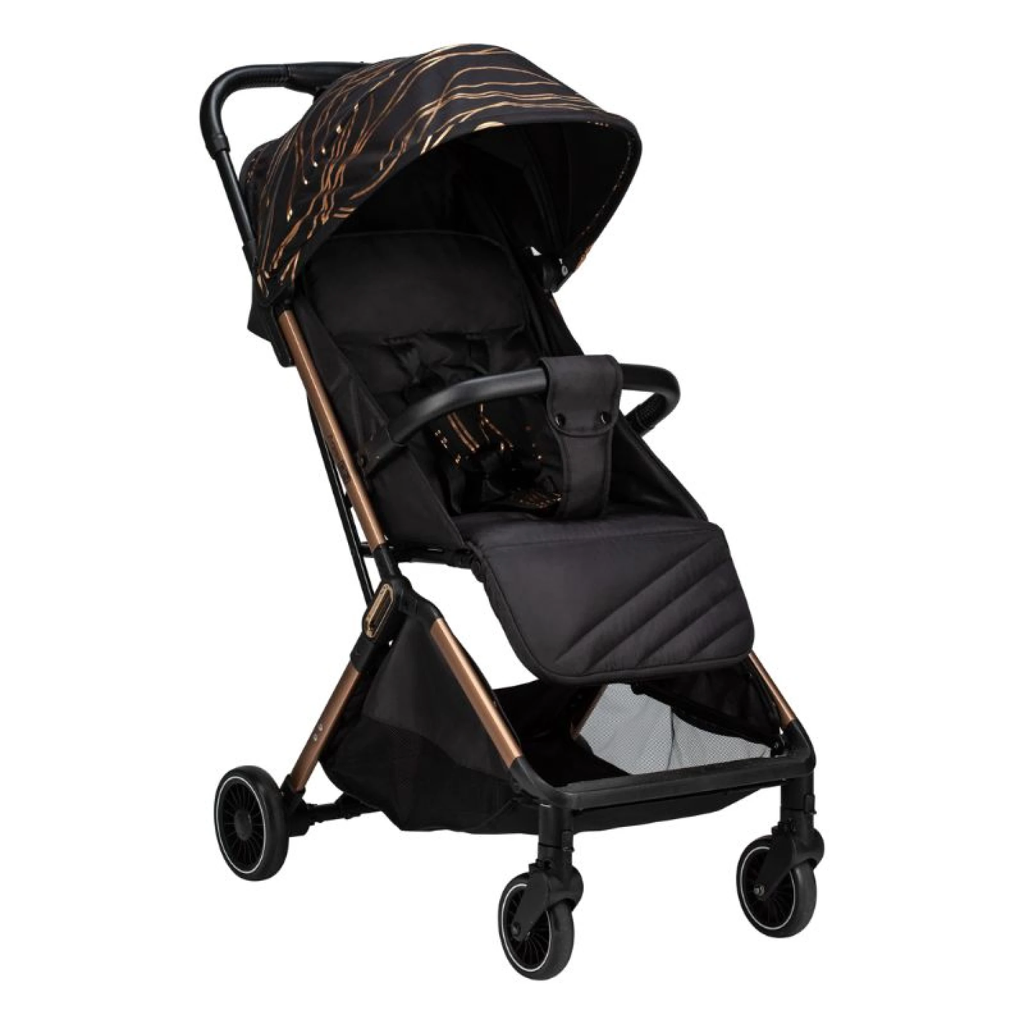 FreeON stroller Unique, black &amp; gold