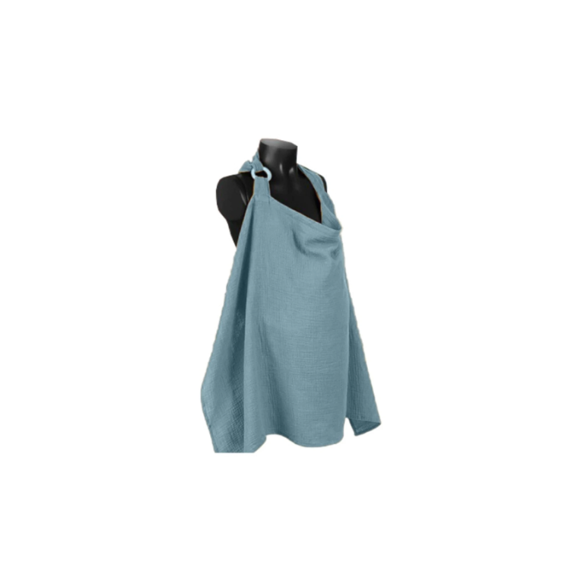 Bebe Stars Breastfeeding Cover Petrol Blue