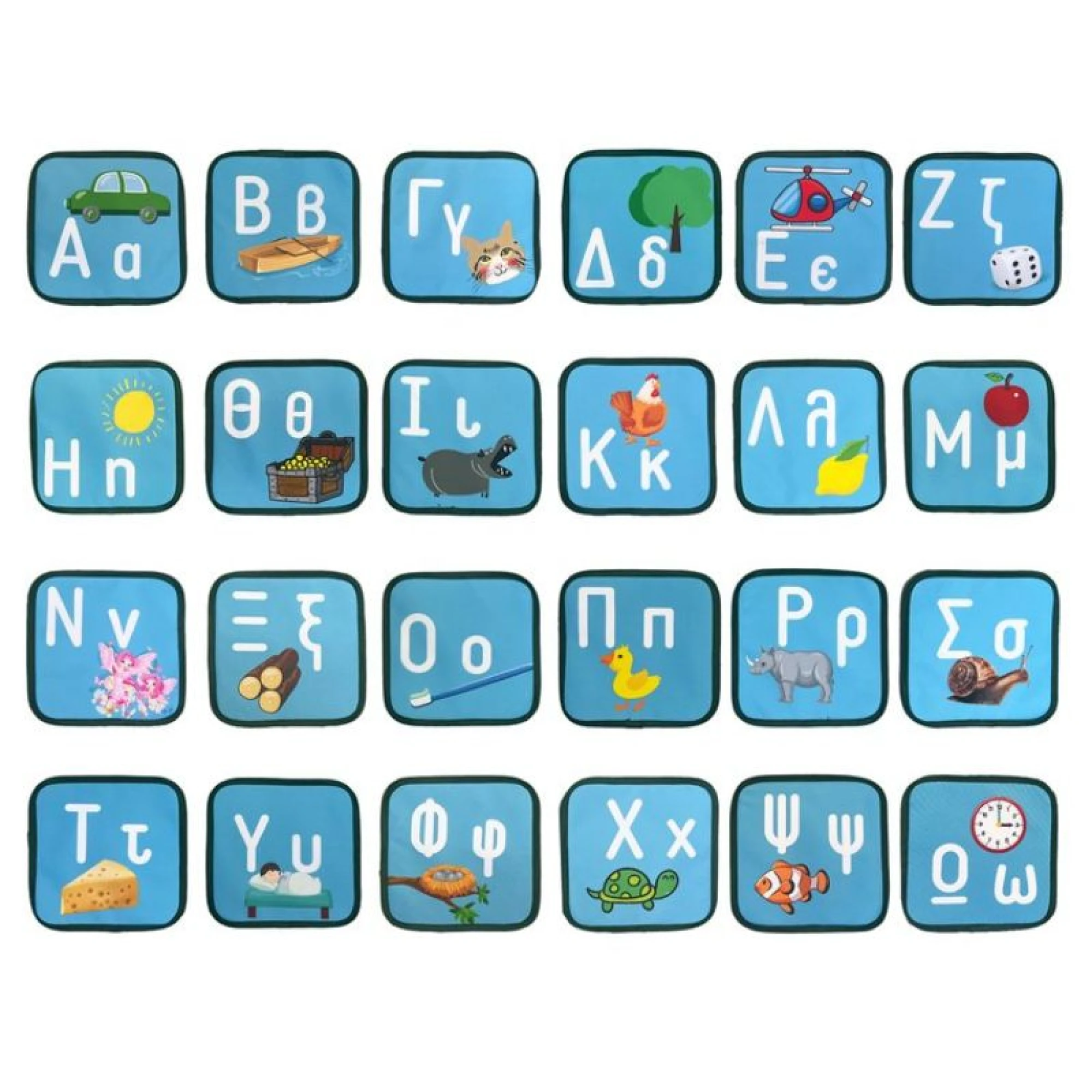 Educational Board Game Greek Alphabet ΑΒΓ