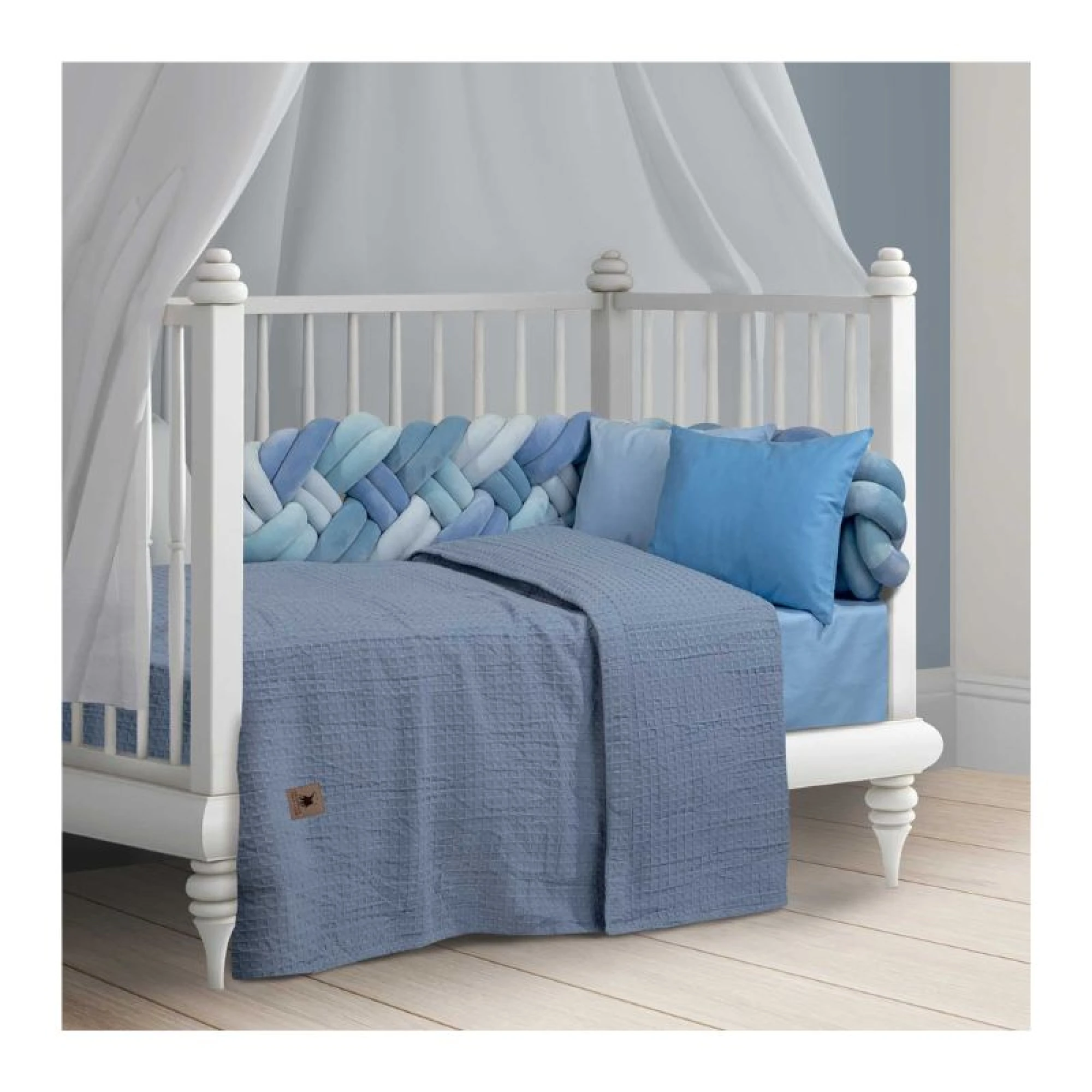 Greenwich Polo Club Pique Blanket 80X110 - Blue
