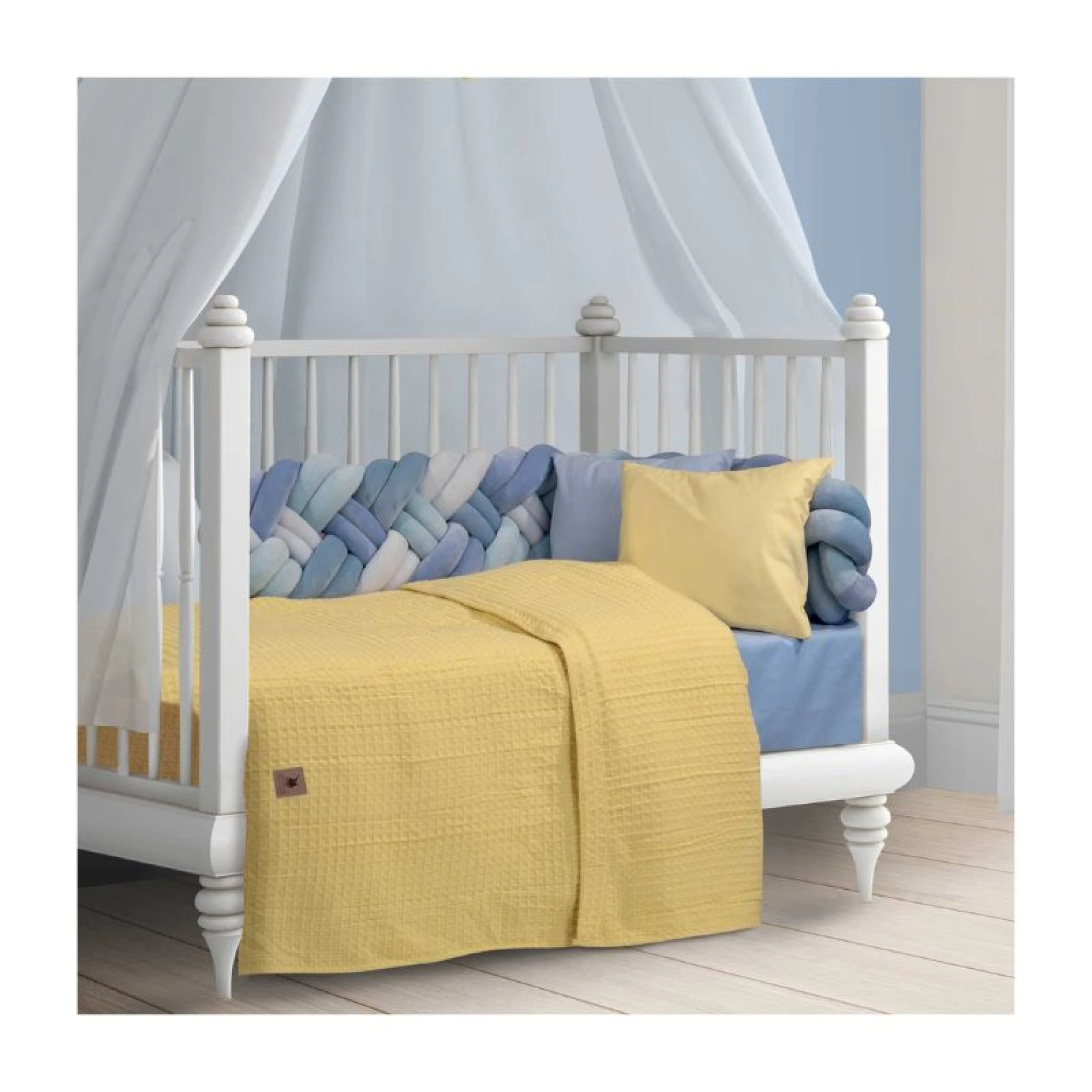 Greenwich Polo Club Pique Blanket 80X110 - Yellow