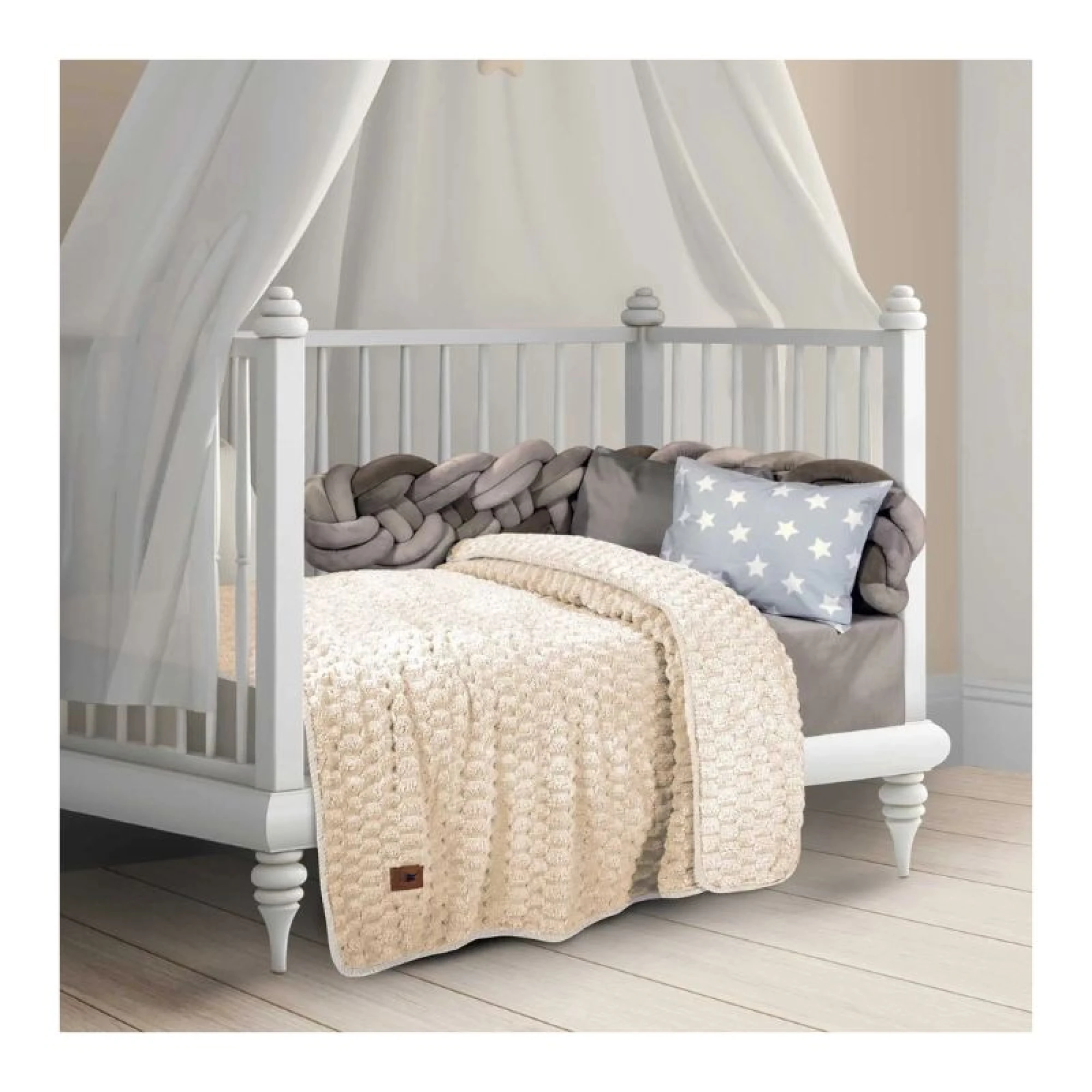 Greenwich Polo Club Fleece Blanket 110x150 - Cream