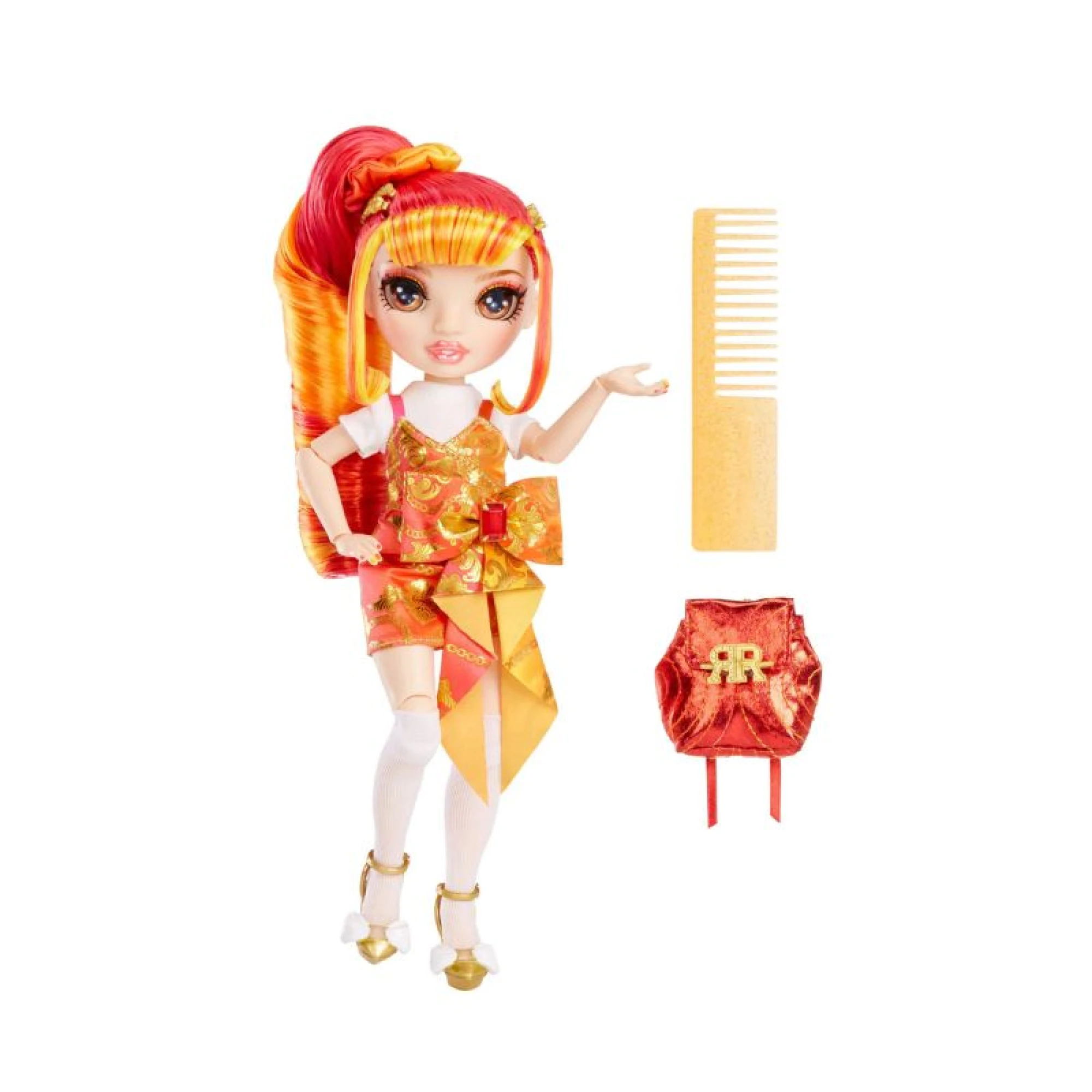 Rainbow High Jr High Special Edition Laurel De’Vious - 9" Red and Orange Posable Fashion Doll