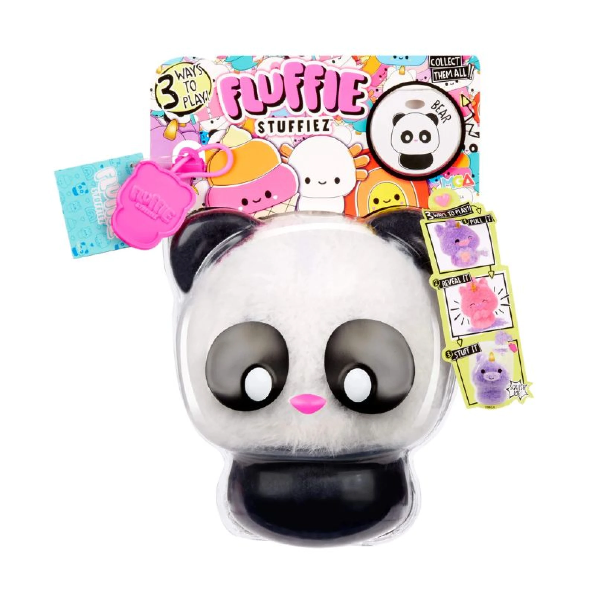 Fluffie Stuffiez Panda, Small Collectable Feature Plush