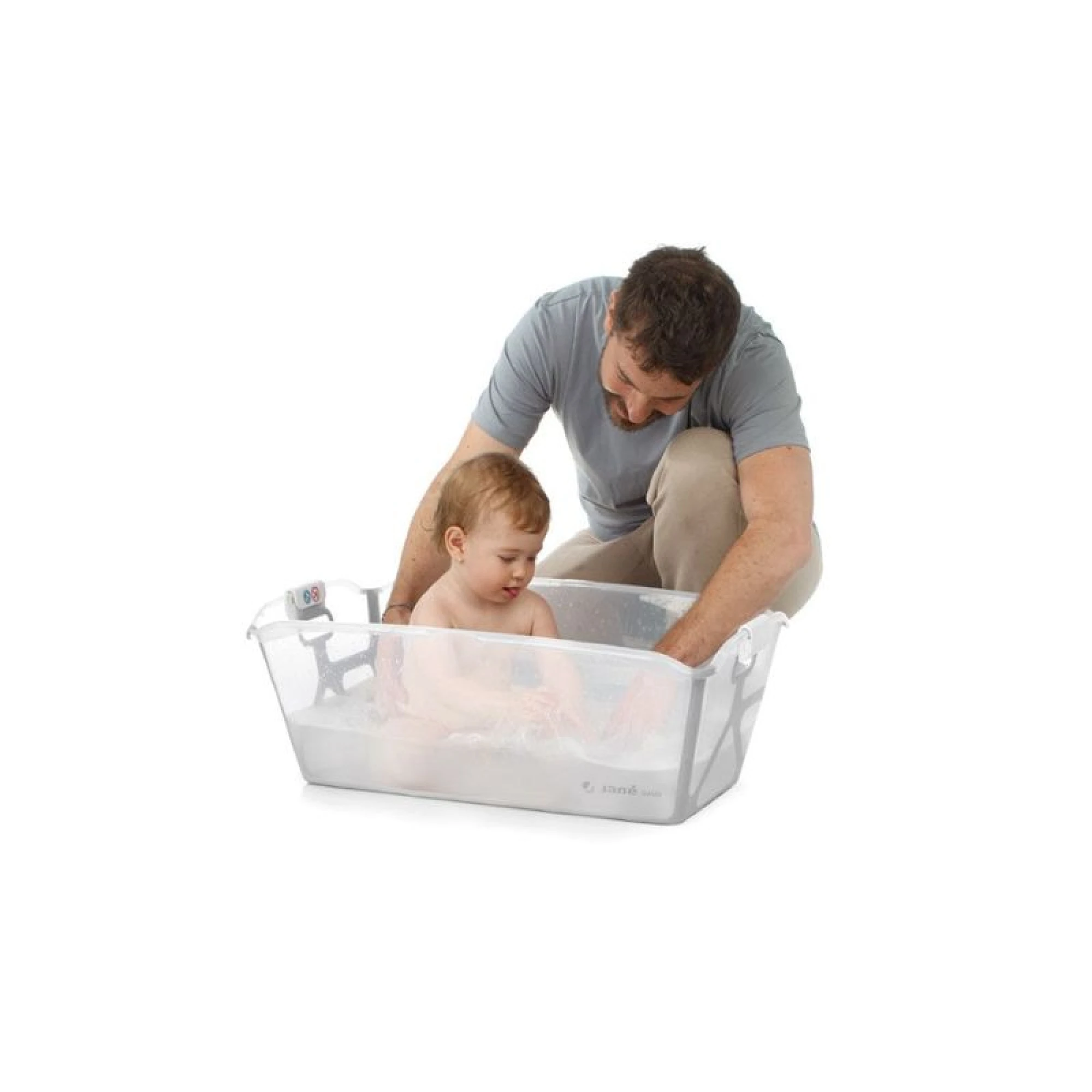 Jane Oasis Folding Bath - Pale Pink