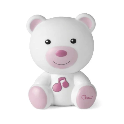 Chicco Night Light Teddy Bear with Pink Melody