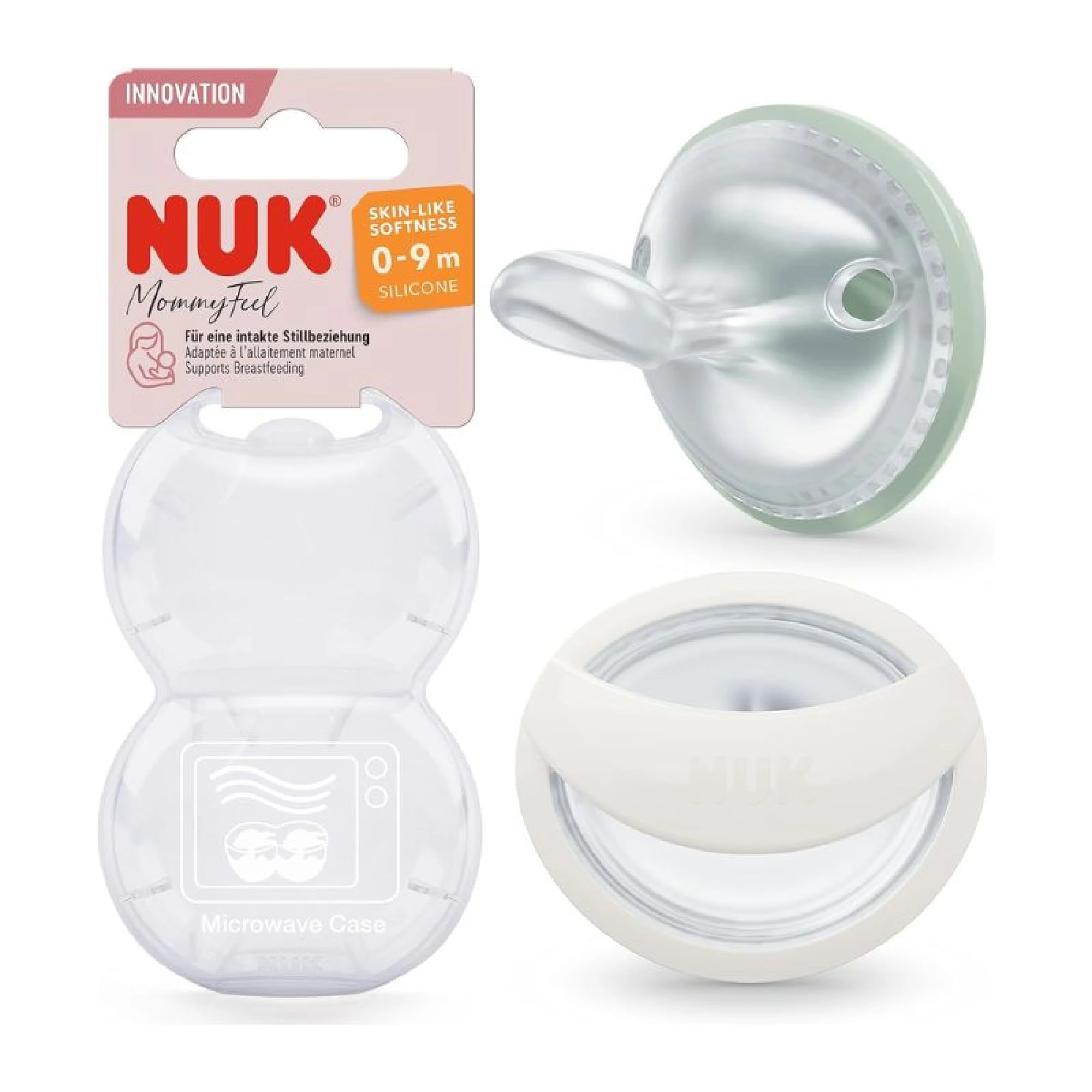 NUK for Nature Simply Natural Pacifier, 0-9 months