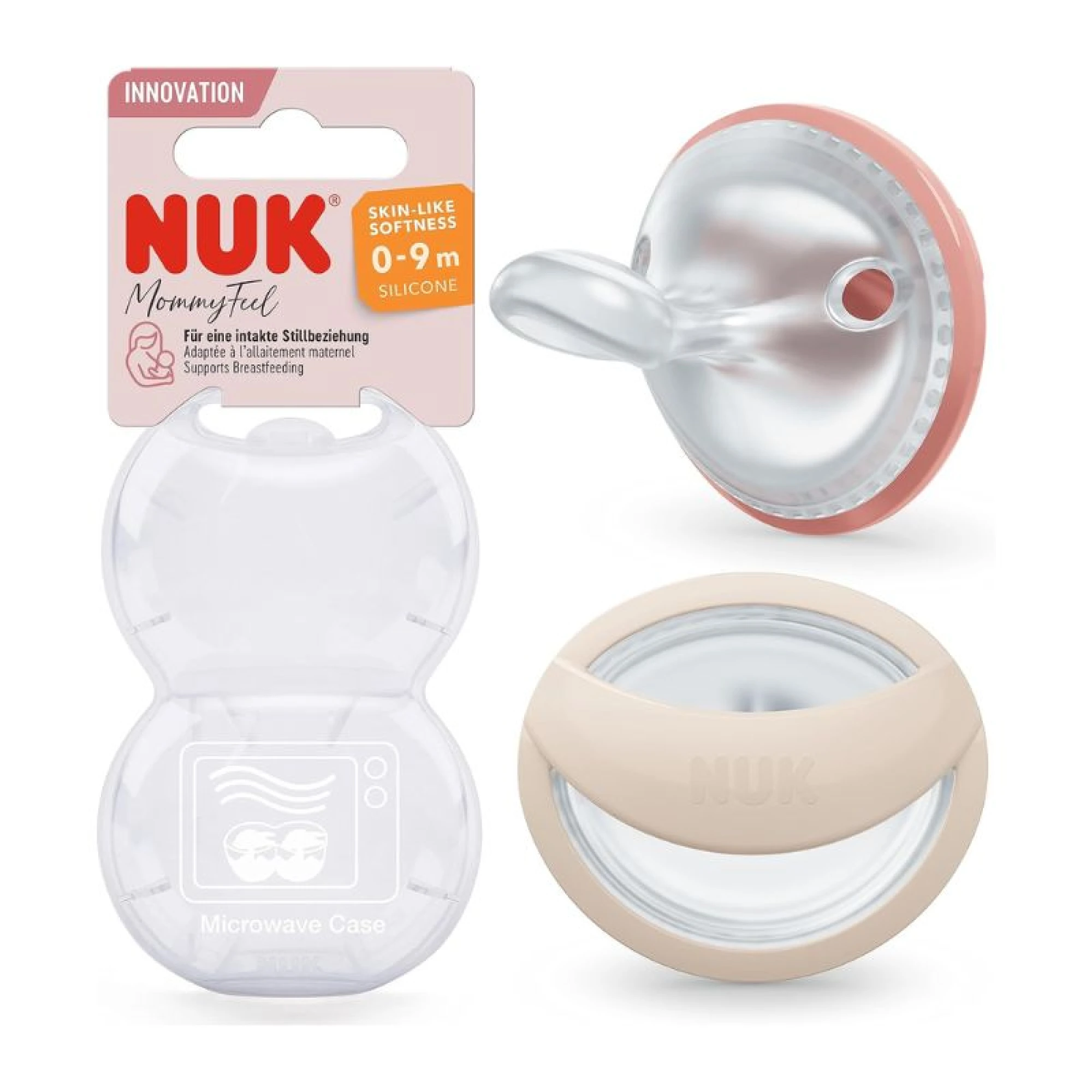NUK for Nature Simply Natural Pacifier, 0-9 months