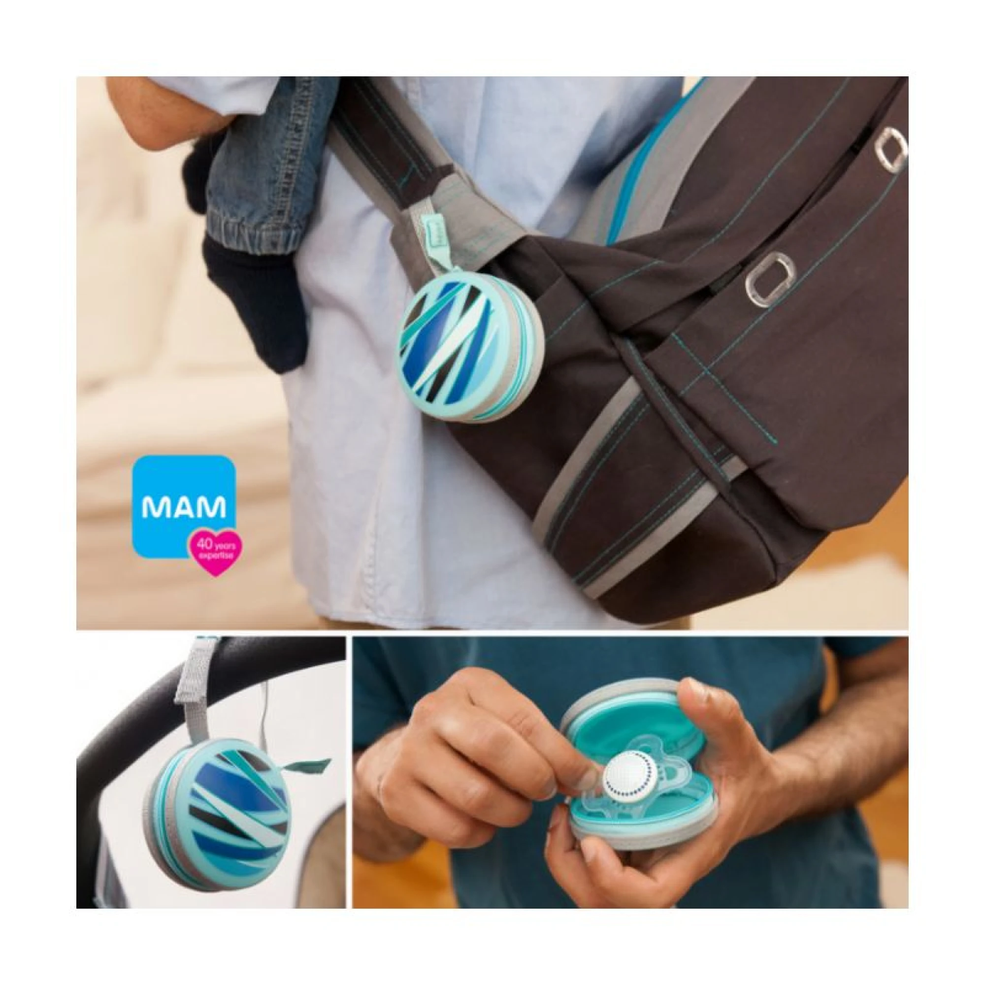 MAM Pod Pacifier Carrying Case – Pink