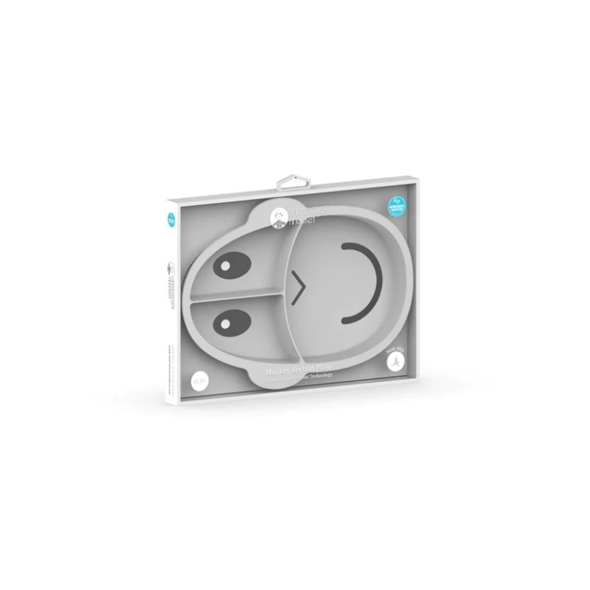 Matchstick Monkey Section Plates - Grey