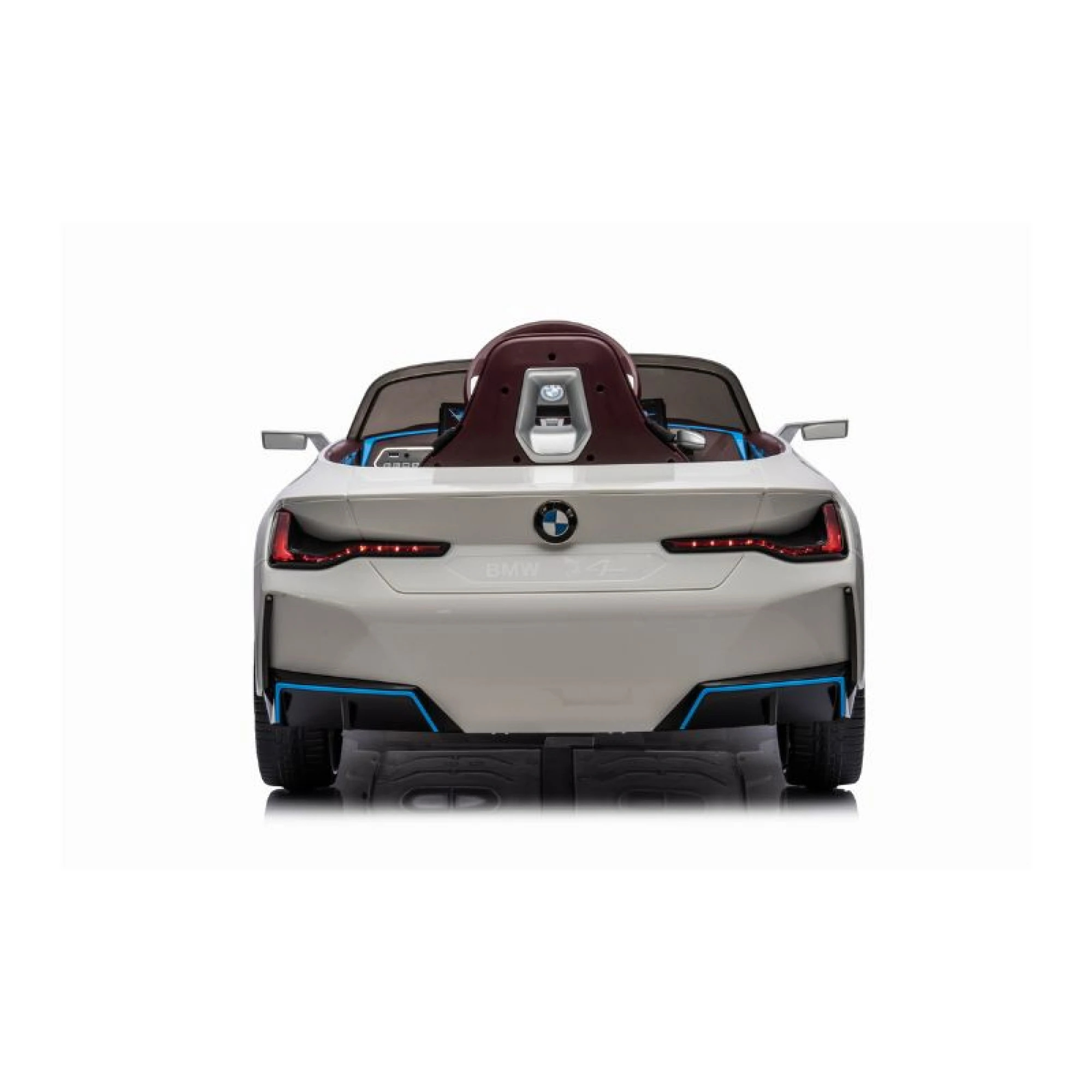 Licensed ride-on car for children BMW I4, bluetooth, 70W, 12V, Premium, white