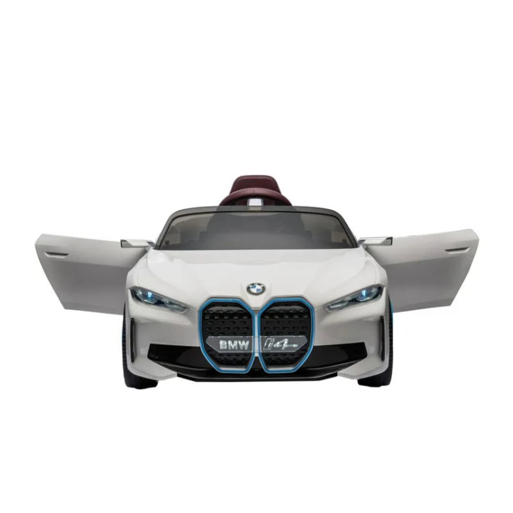 Licensed ride-on car for children BMW I4, bluetooth, 70W, 12V, Premium, white