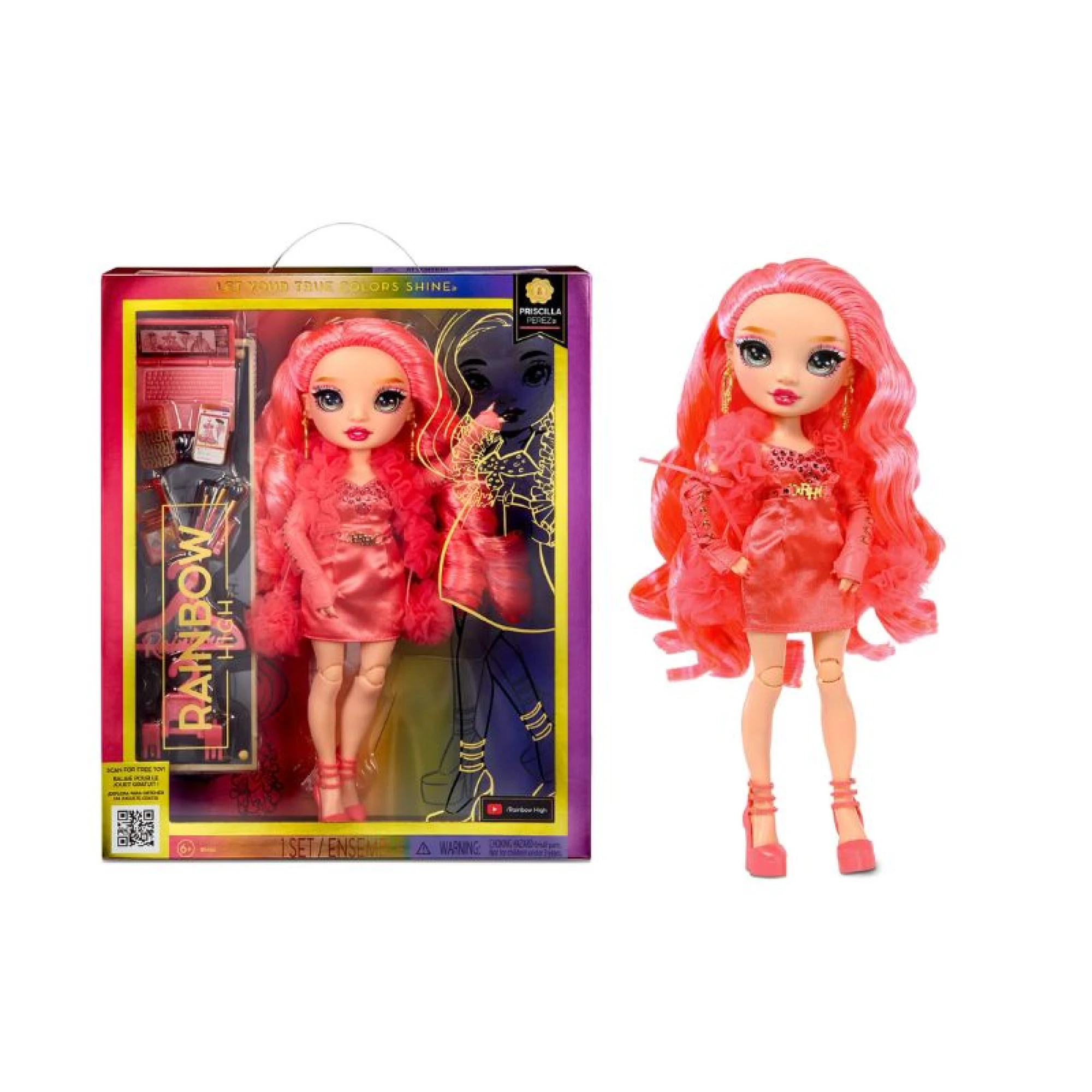 Rainbow High Pink Fashion Doll - Priscilla