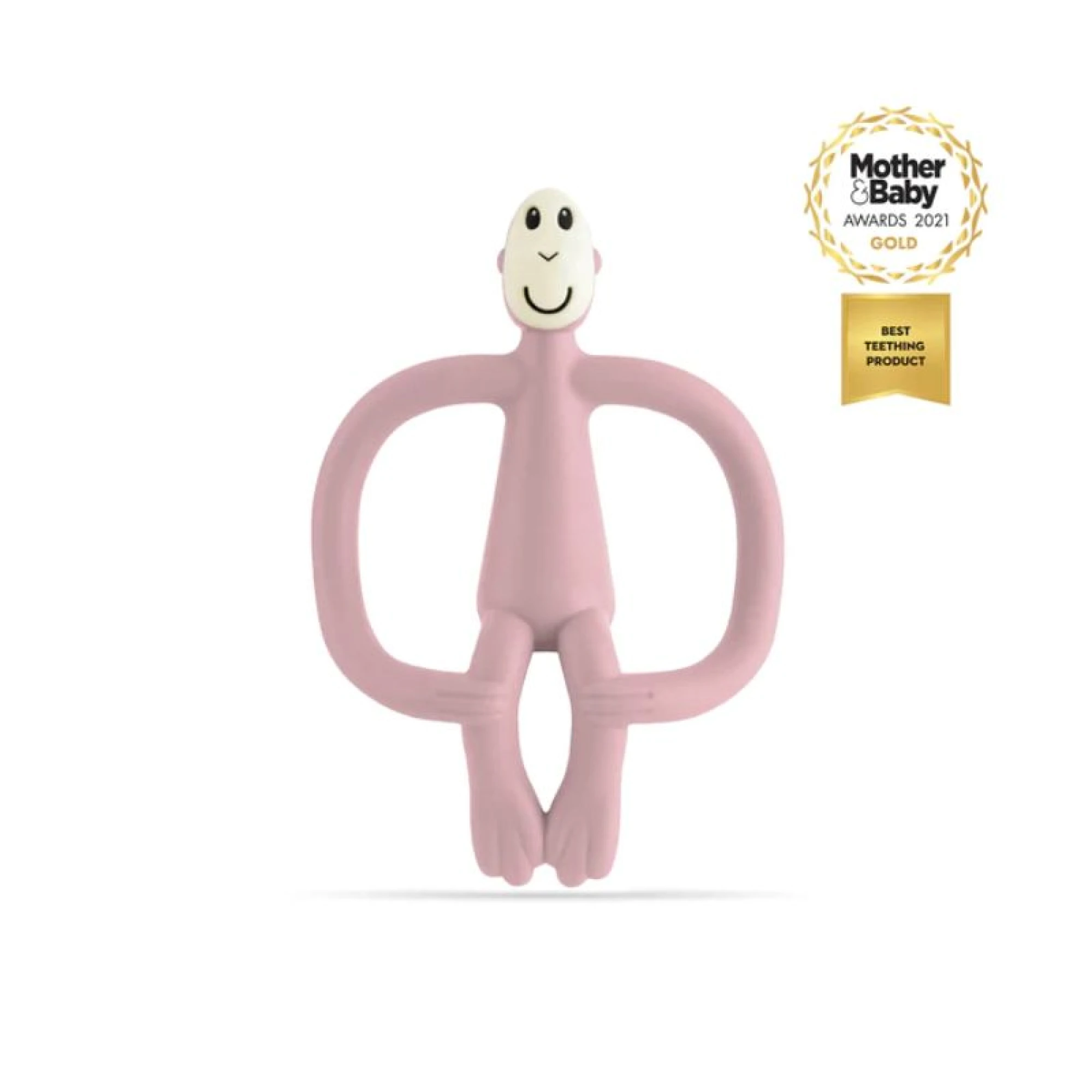 Matchstick Monkey Dusty Pink Teething Toy