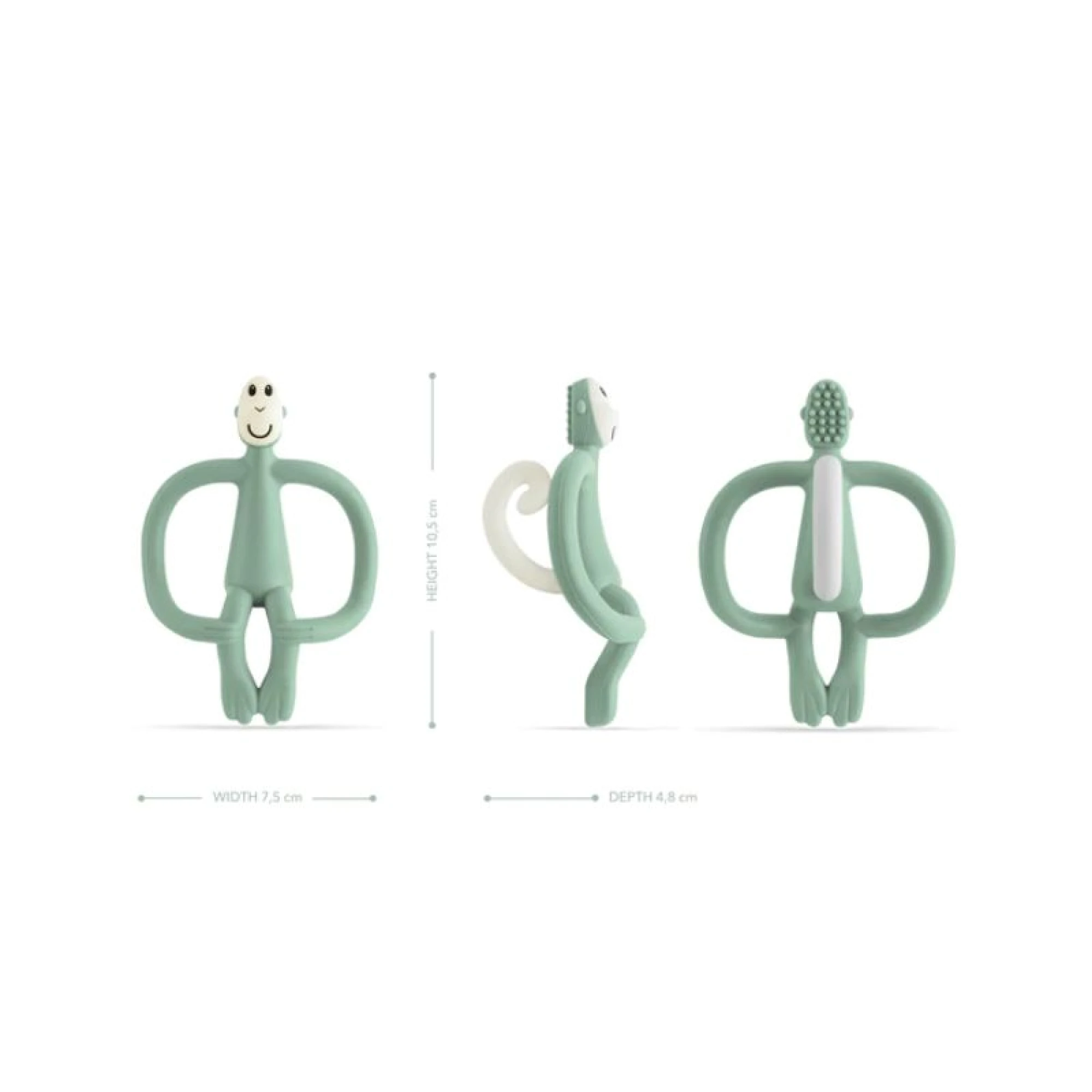 Matchstick Monkey Mint Green Teething Toy