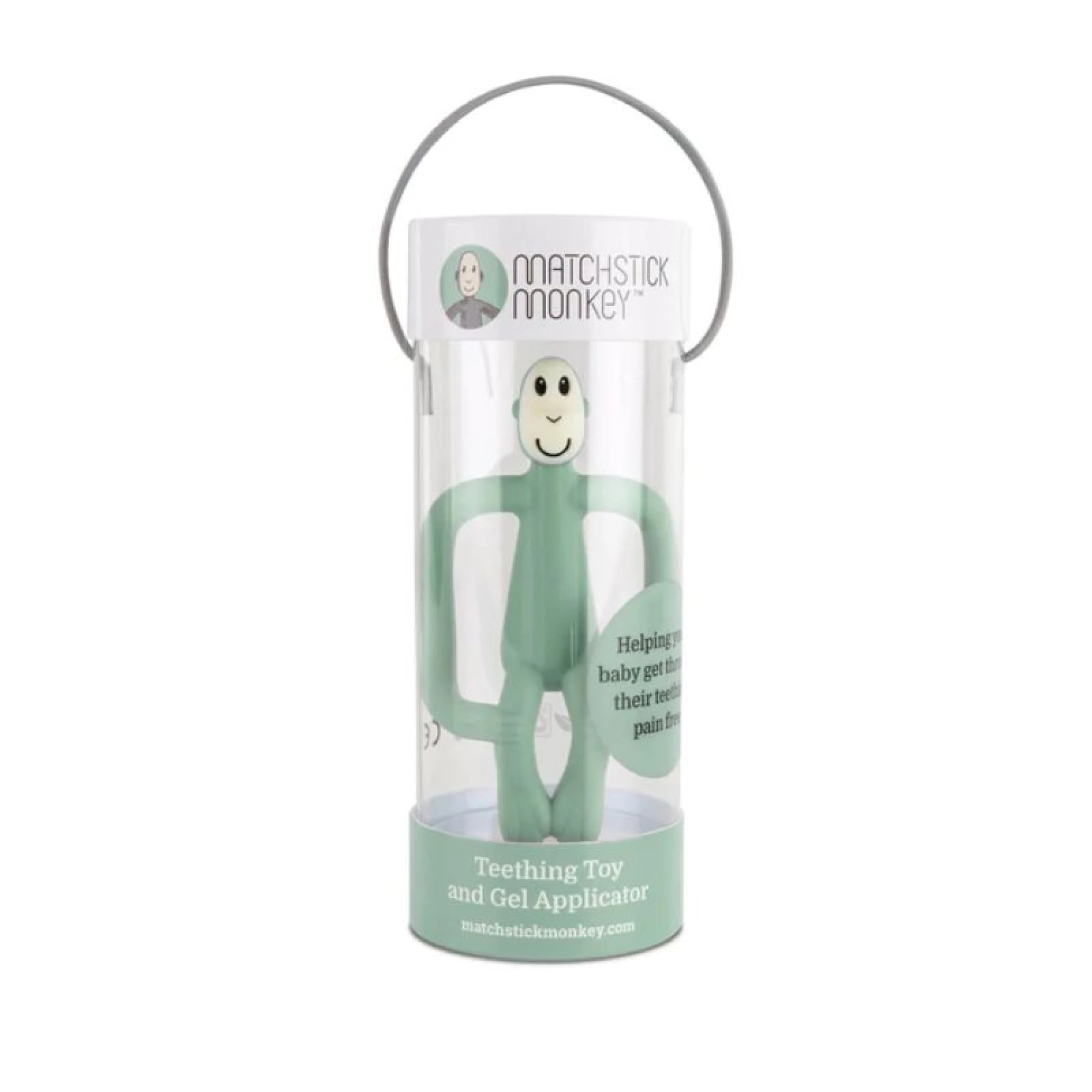 Matchstick Monkey Mint Green Teething Toy