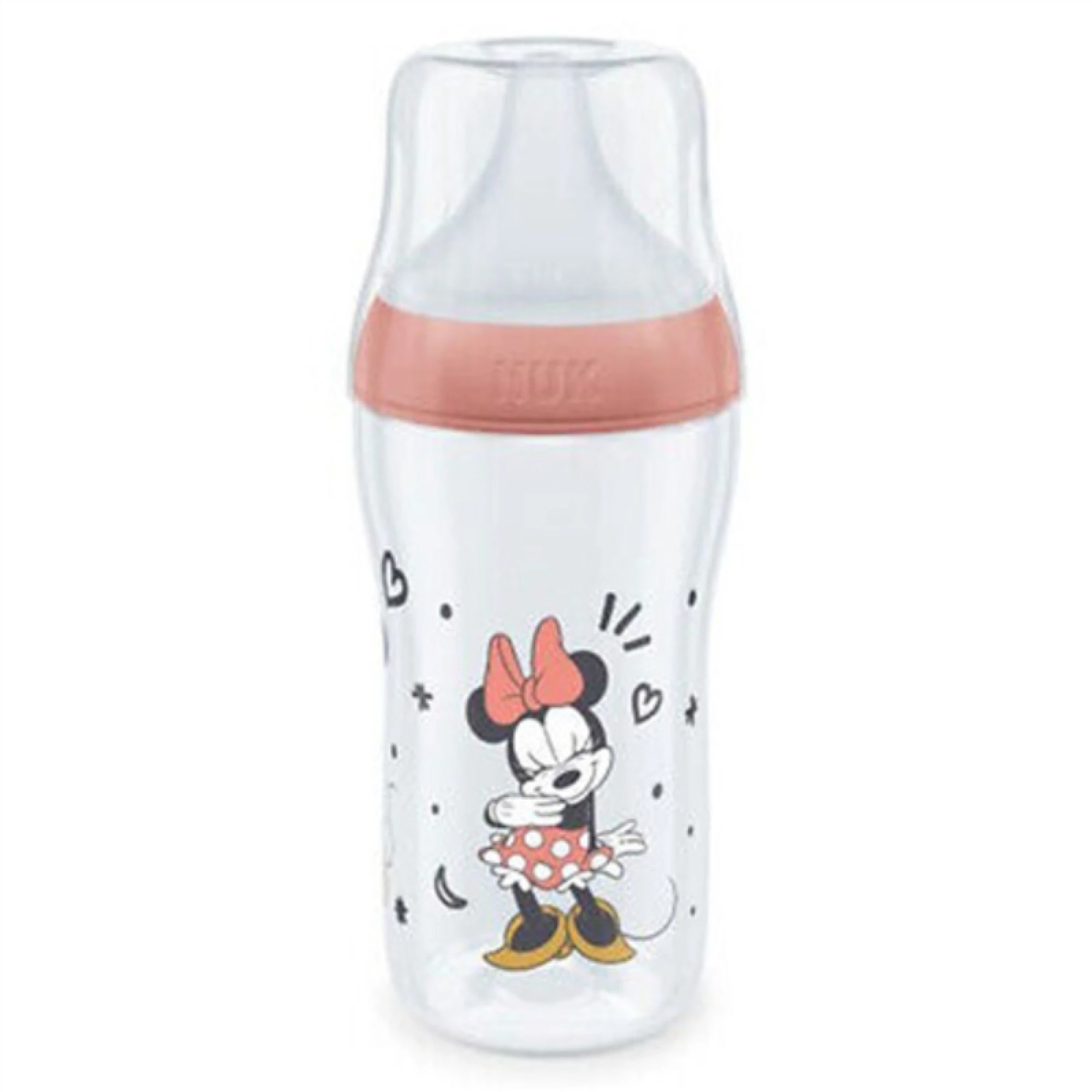 NUK Perfect Match Baby Bottle with soft silicone teat Minnie Mouse 260ml