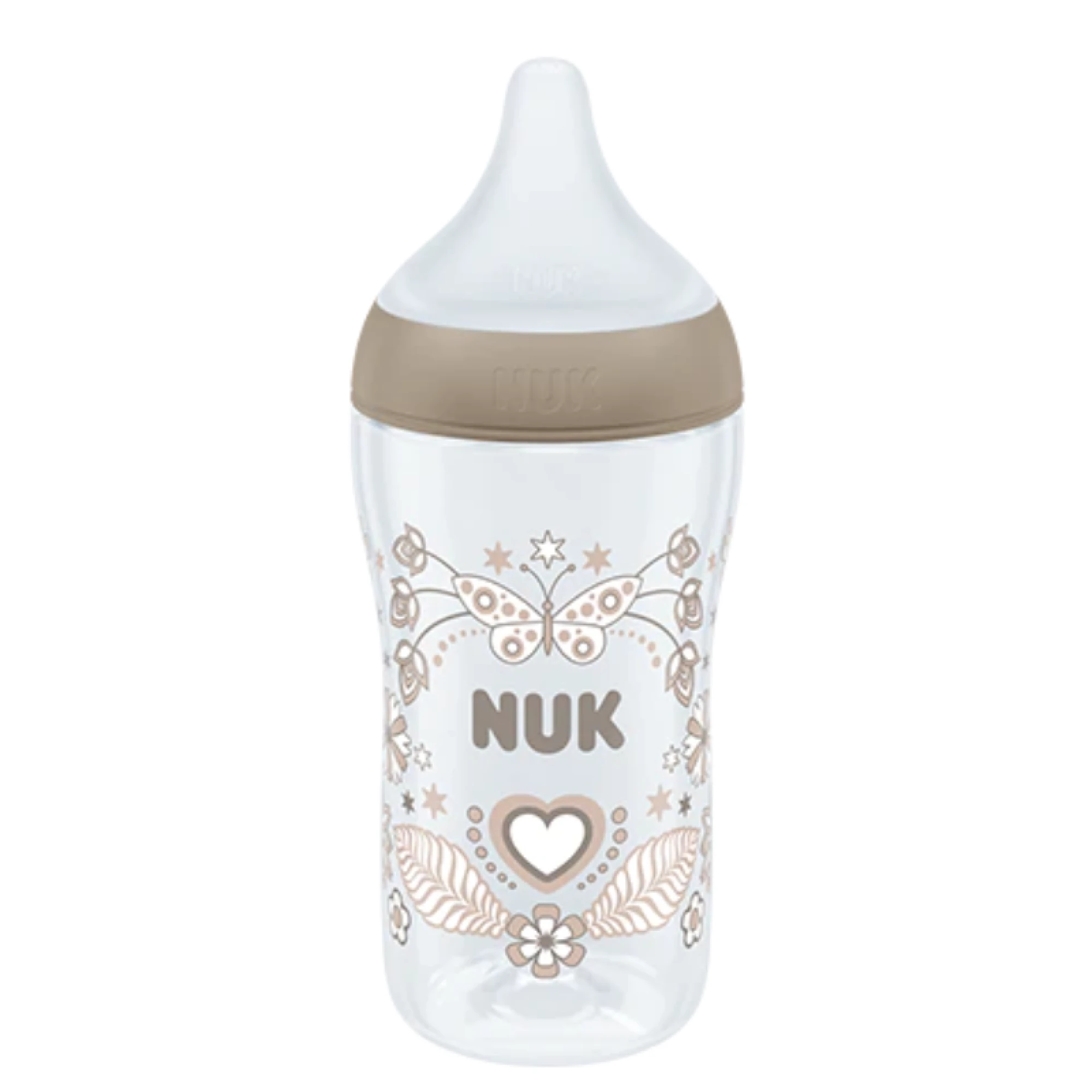 NUK Perfect Match Baby Bottle with soft silicone teat 260ml