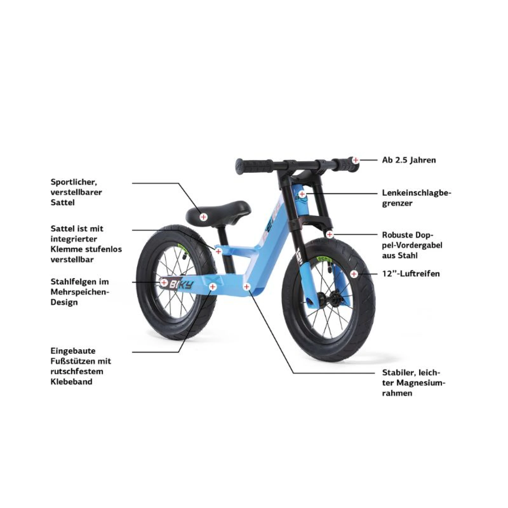 Berg Biky City Blue Handbrake