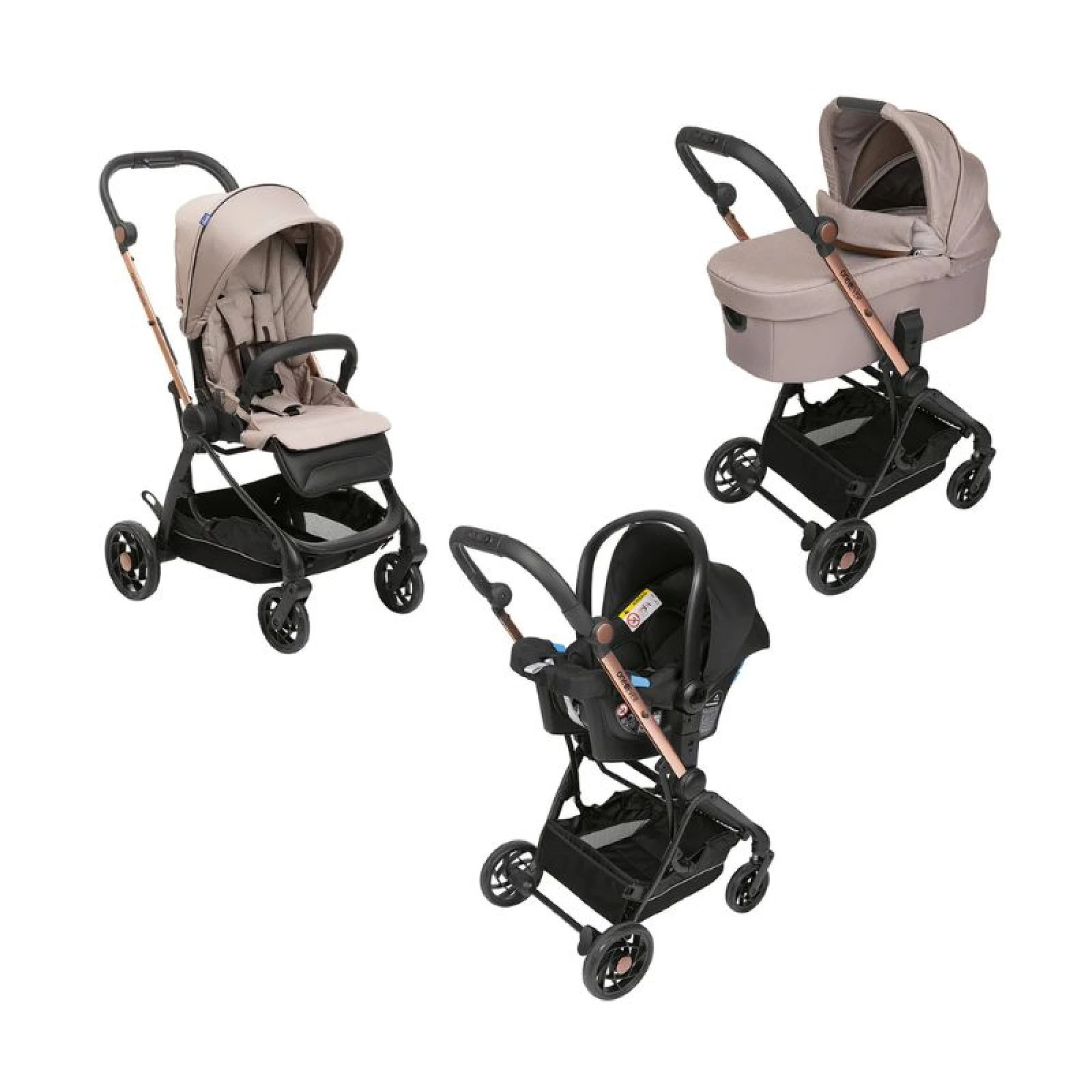 Chicco Stroller Trio ONE4EVER Light DESERT TAUPE