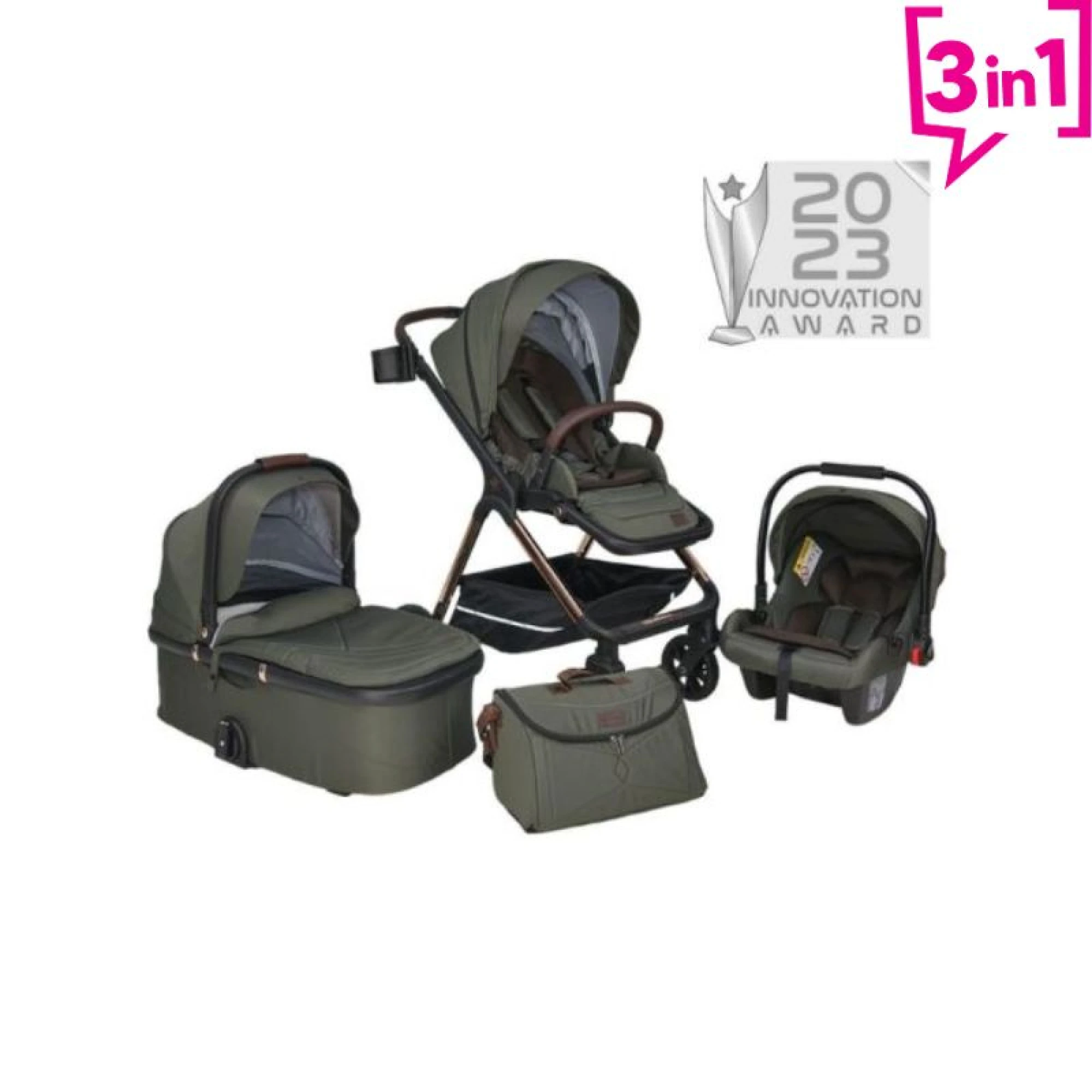 Bebestars Modular System Nammos 3in1 Olive