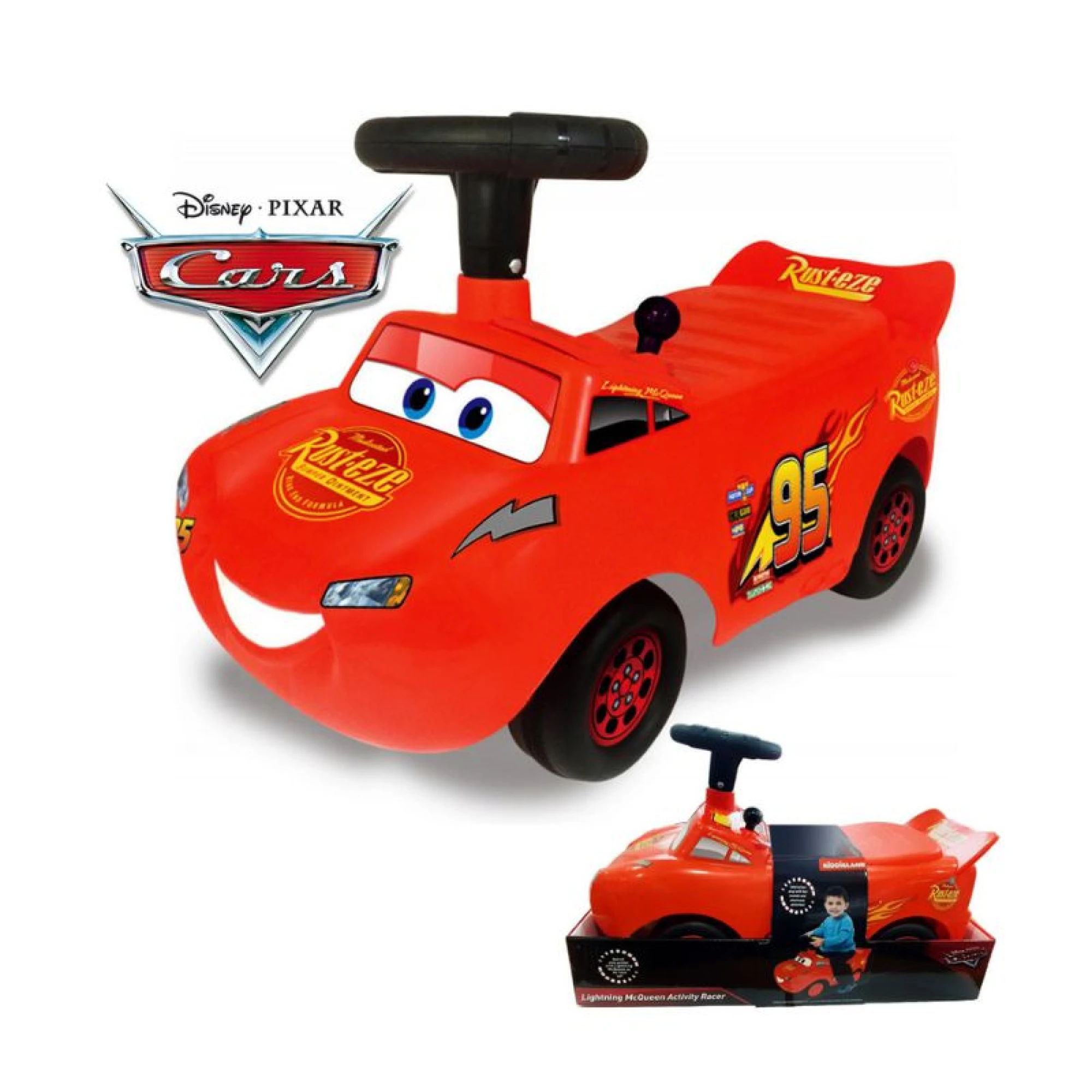 Kiddieland  Disney Cars  - Lightning Mcqueen Ride on