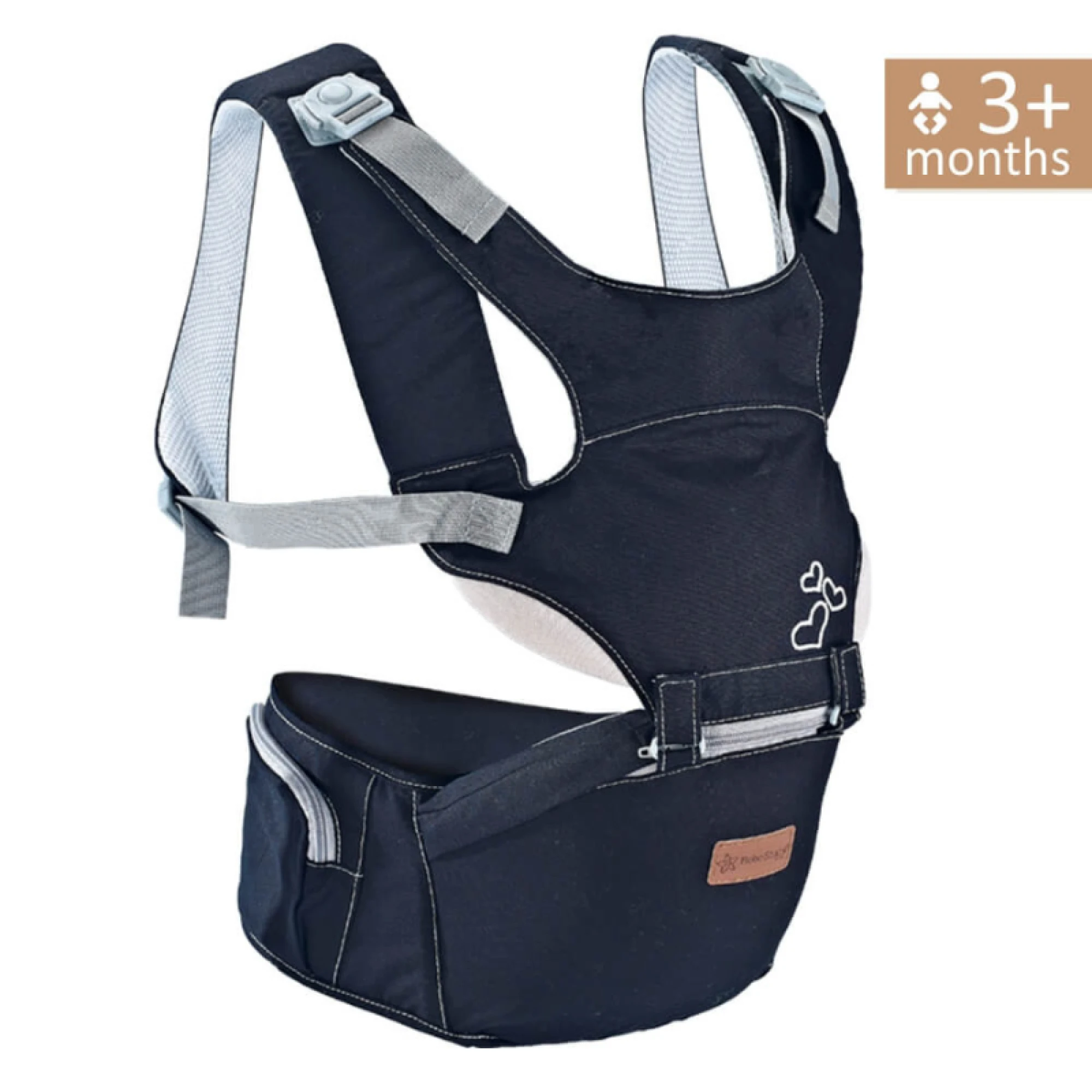 Bebe Stars Baby Carrier Lift &amp; Go Black