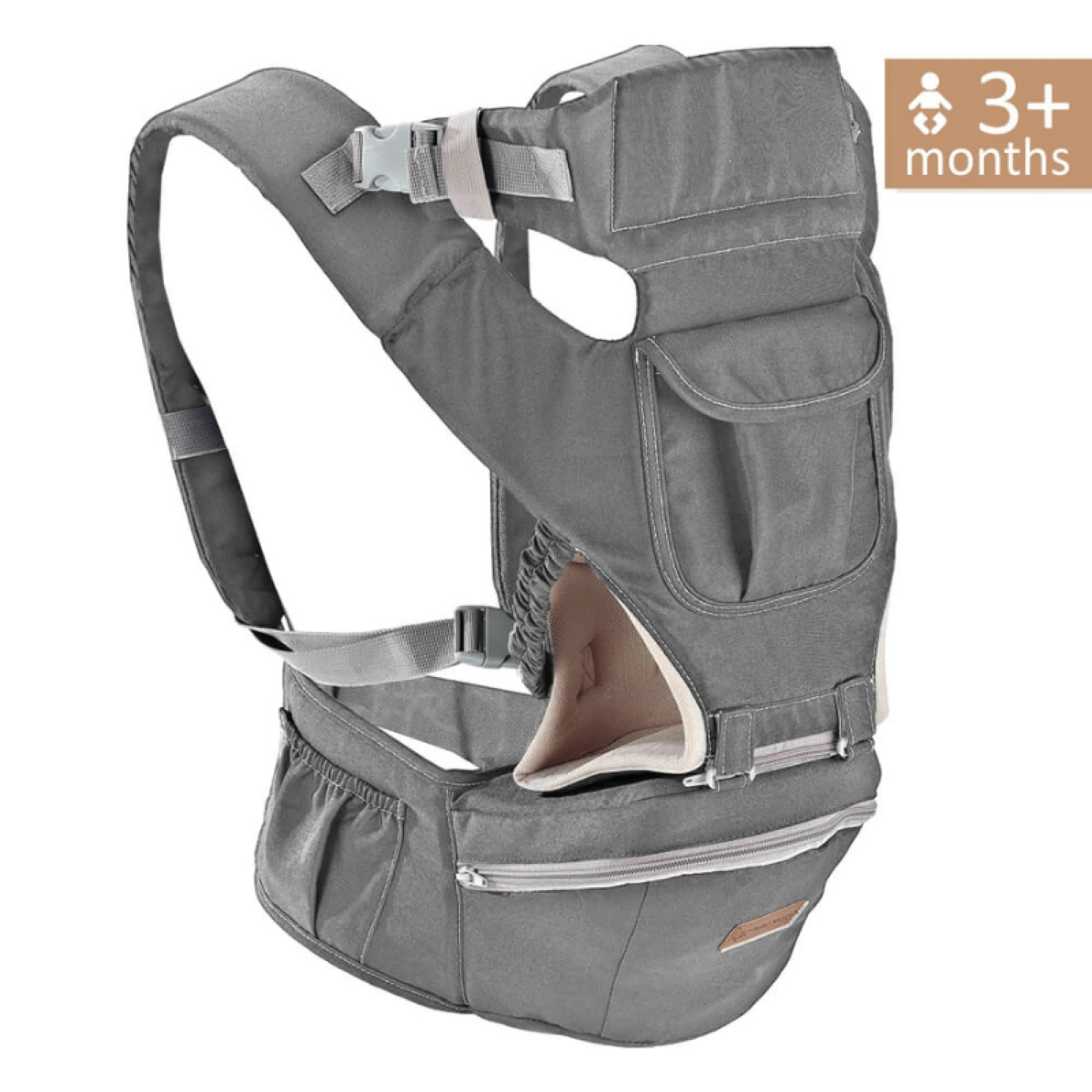 Bebe Stars Baby Carrier Carry &amp; Go Dark Grey