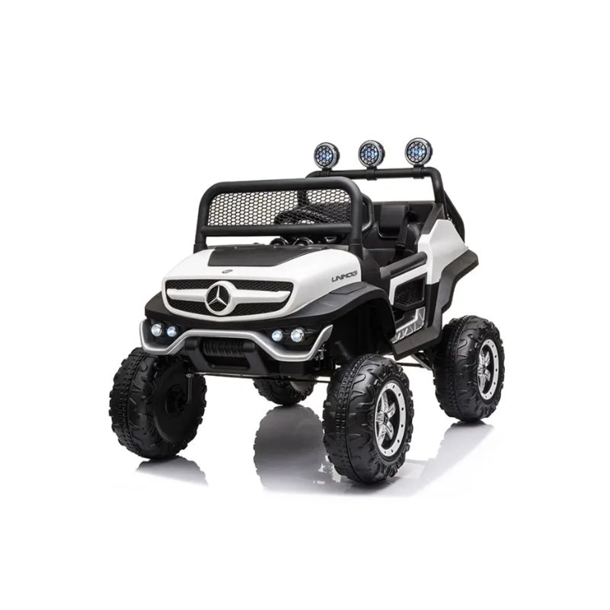 Mercedes Unimog Electric Ride On Car White