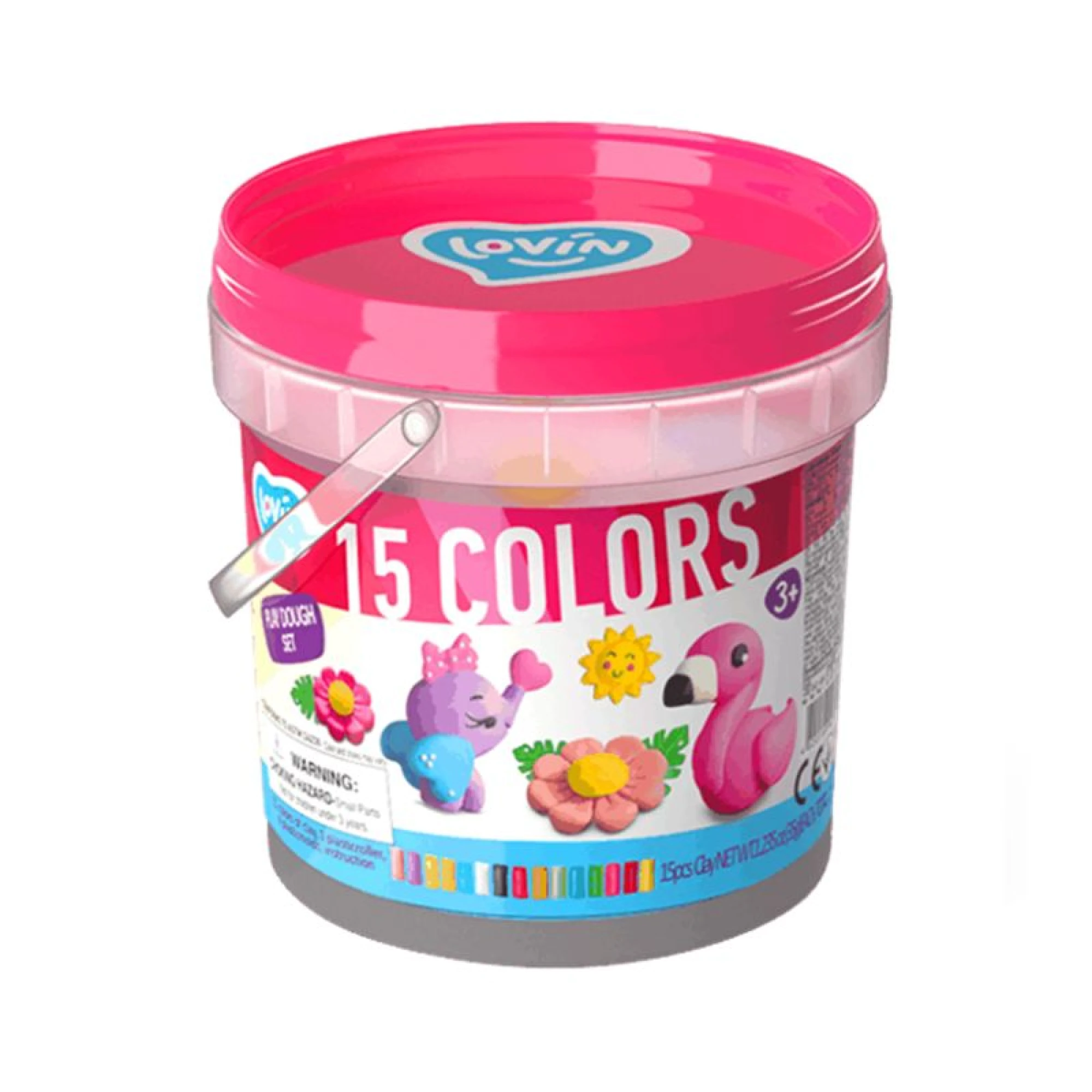 Cute animals ТМ Lovin Modeling Set with Play Dough