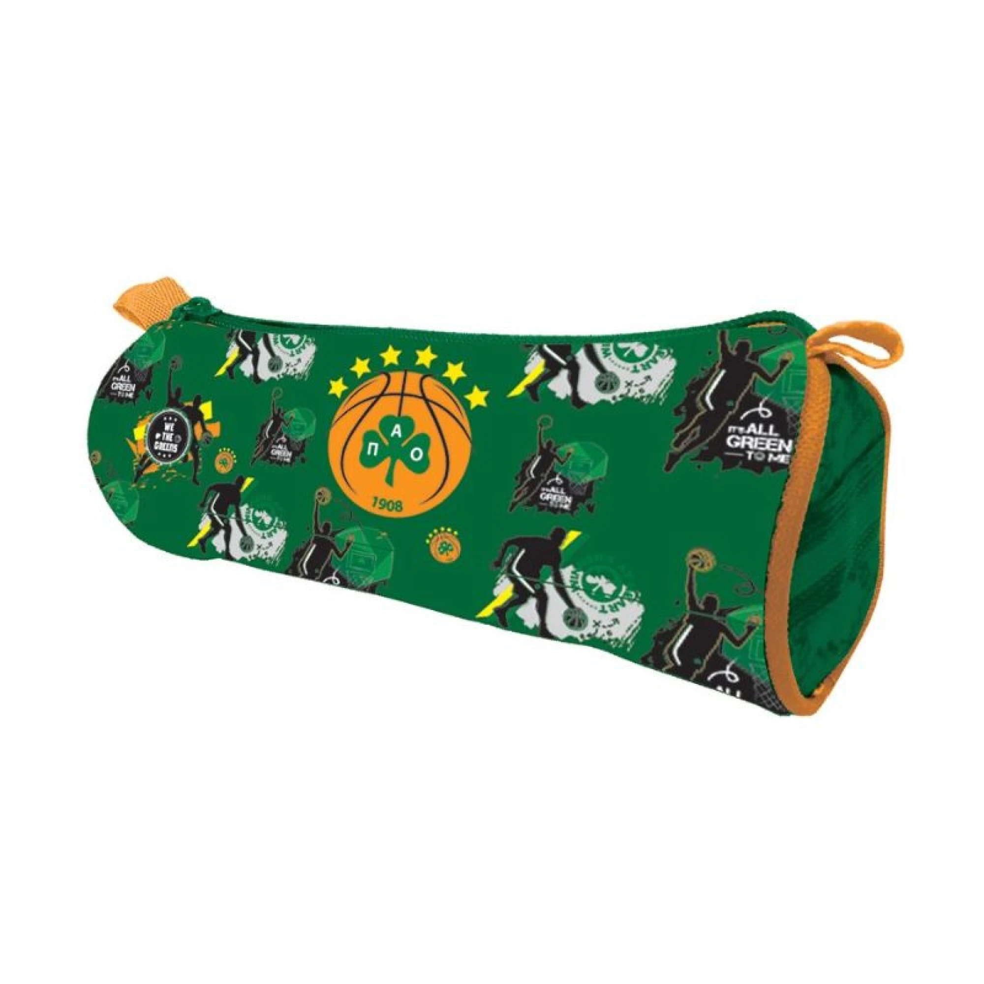 Round Pencil Case - PAO Basketball