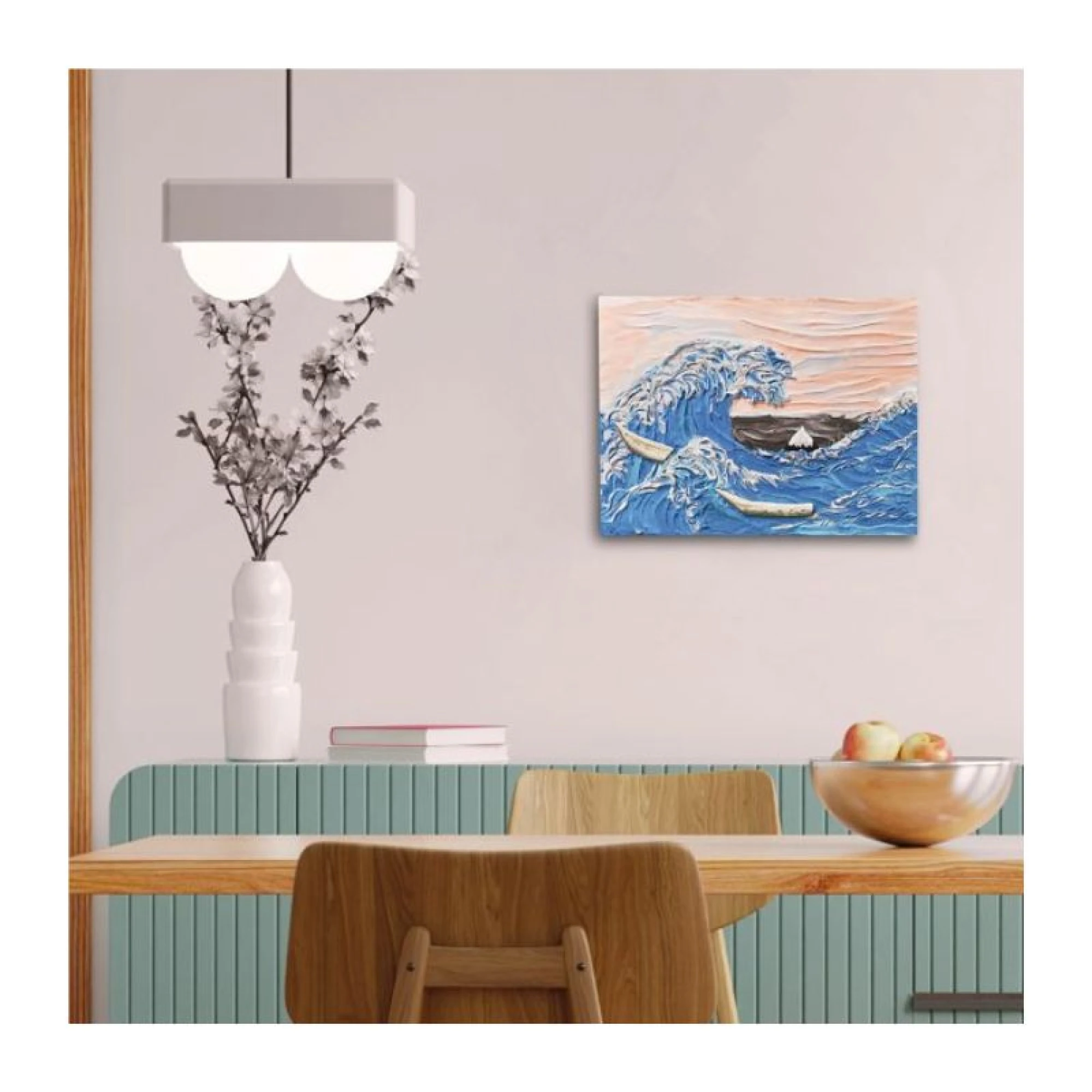 Creative SET " Big wave in Kanagawa " ТМ ОКТО 30*40 сm