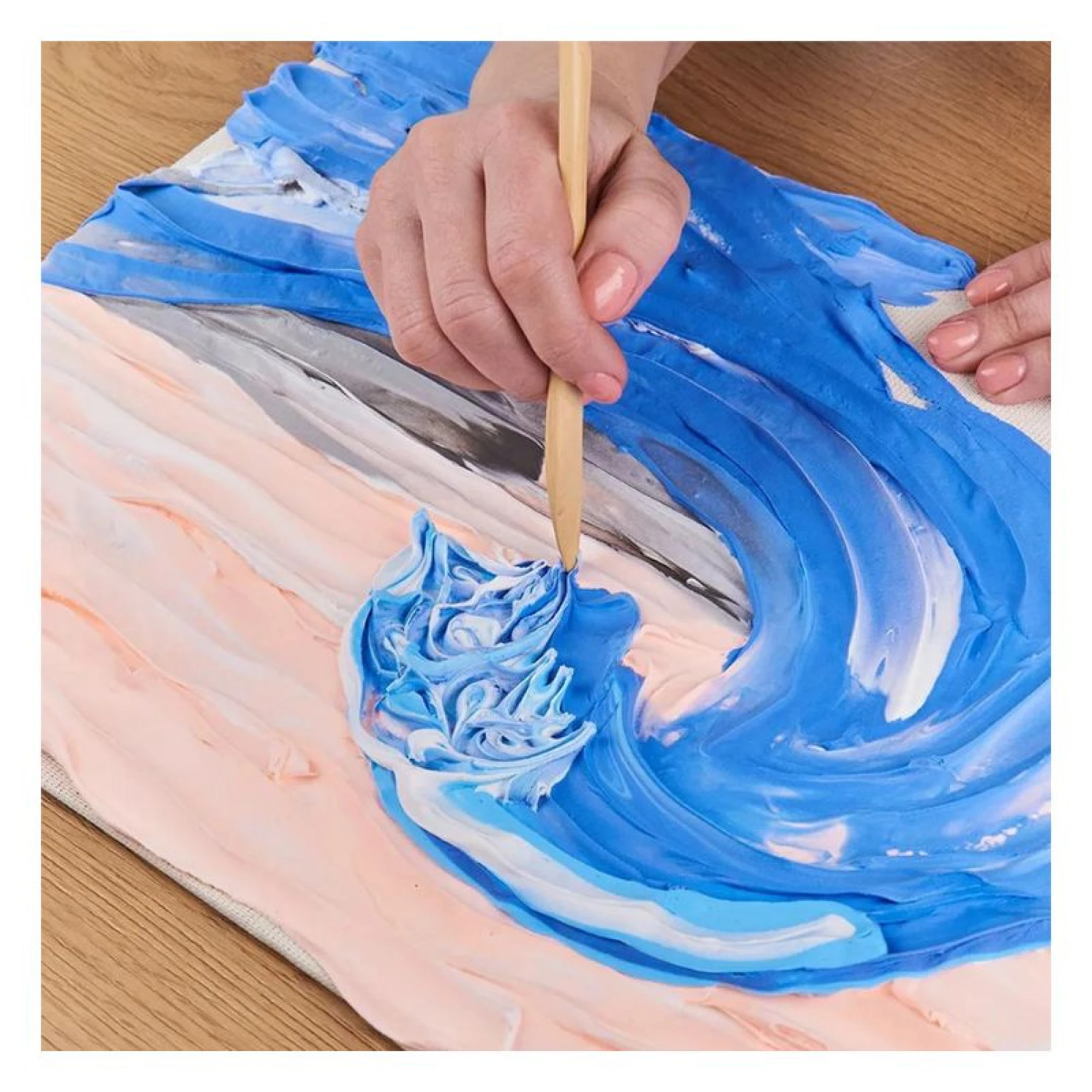 Creative SET " Big wave in Kanagawa " ТМ ОКТО 30*40 сm