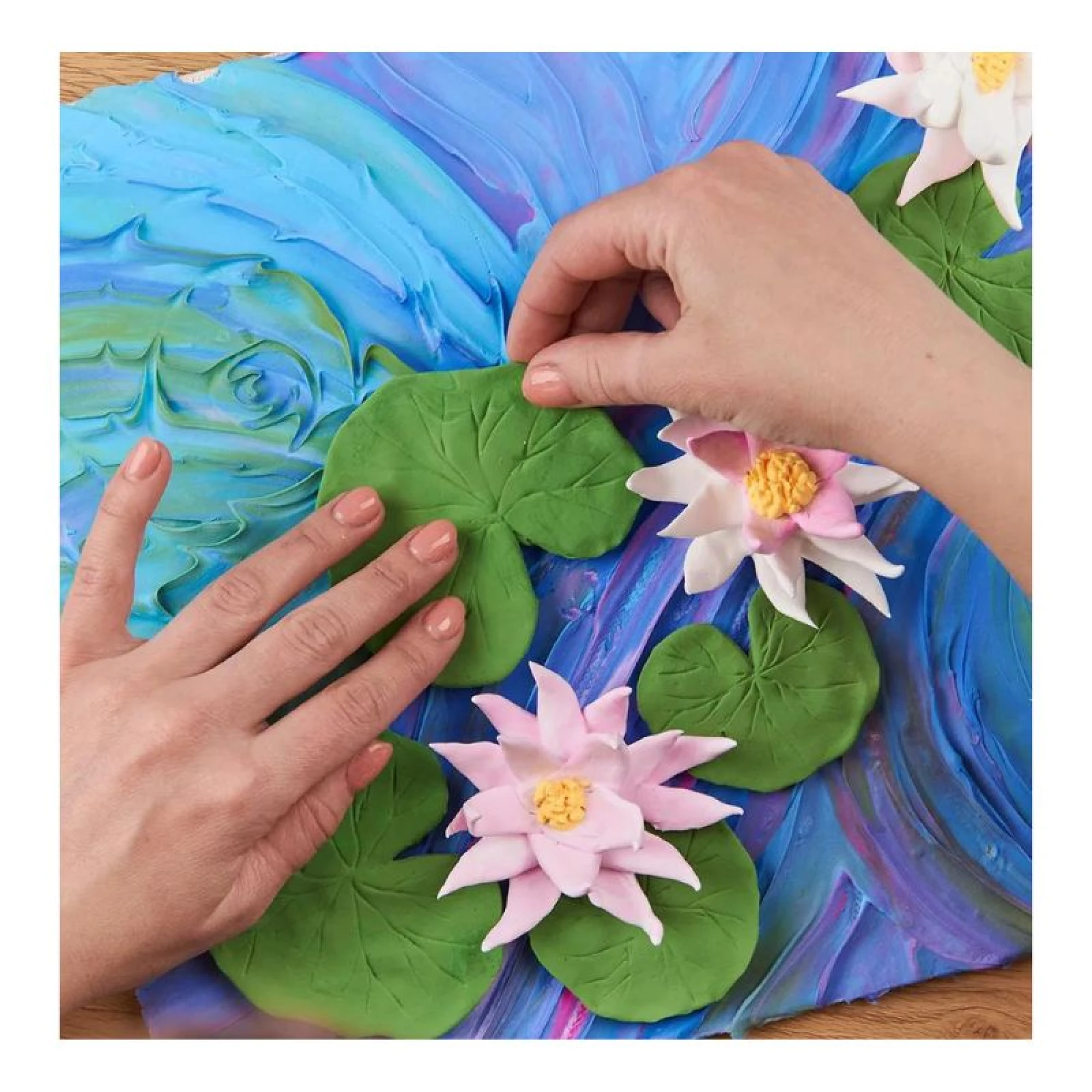 Creative SET " Water lilies " ТМ ОКТО 30*40 сm 10003