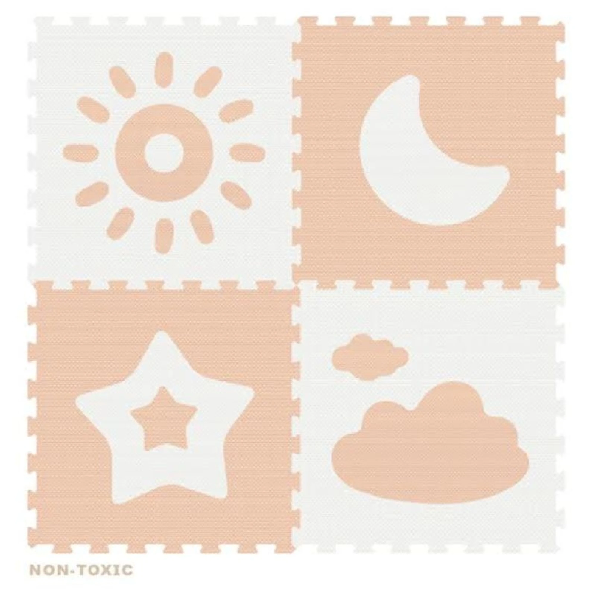 Sunta – Weather Series Classic Puzzle Mat 4pc – Beige