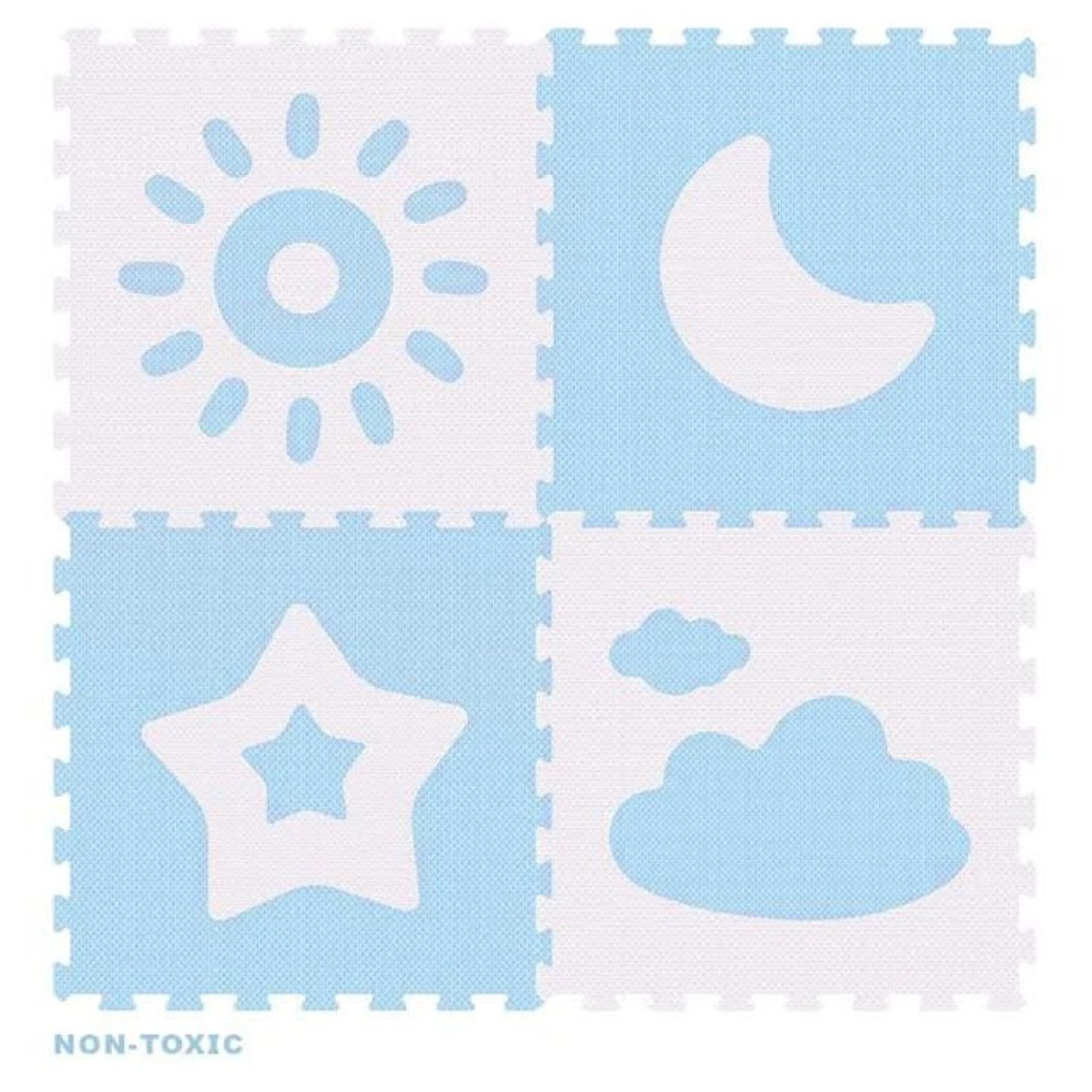 Sunta – Weather Series Classic Puzzle Mat 4pc – Blue